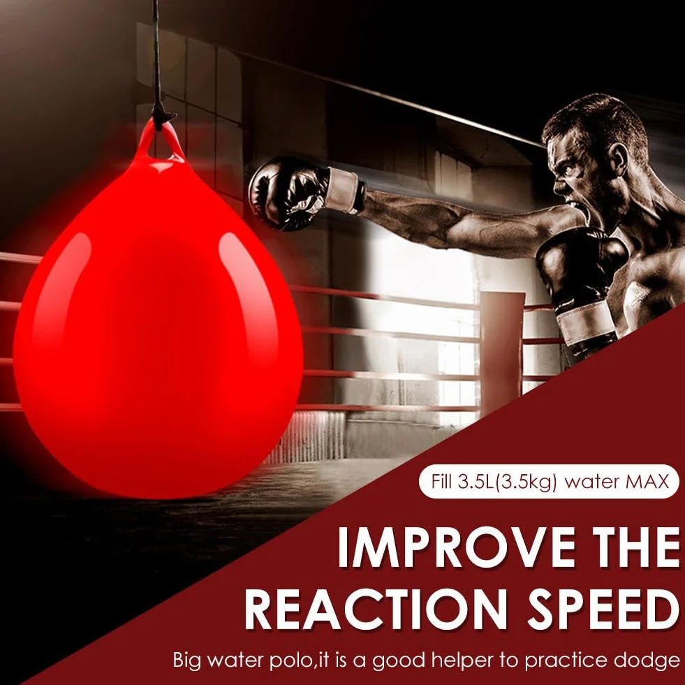 Aqua Bield Bacs Bolsa De Boxeo De Agua De Entrenamiento, Saco De Boxeo Duradero Con Gancho