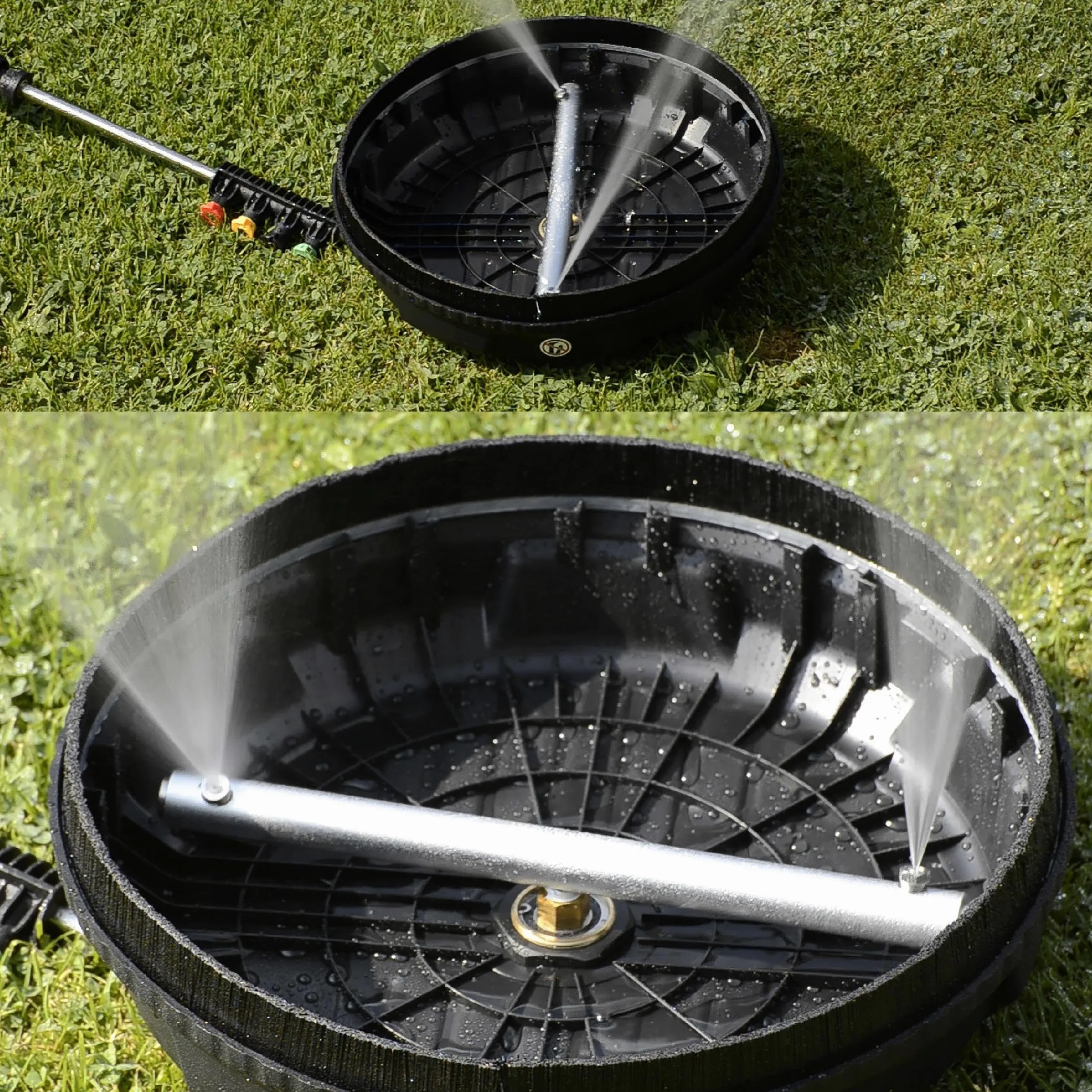 Rosfix T-Racer - Juego de adaptadores de lanza (38 cm, compatible con Karcher K2 K7)