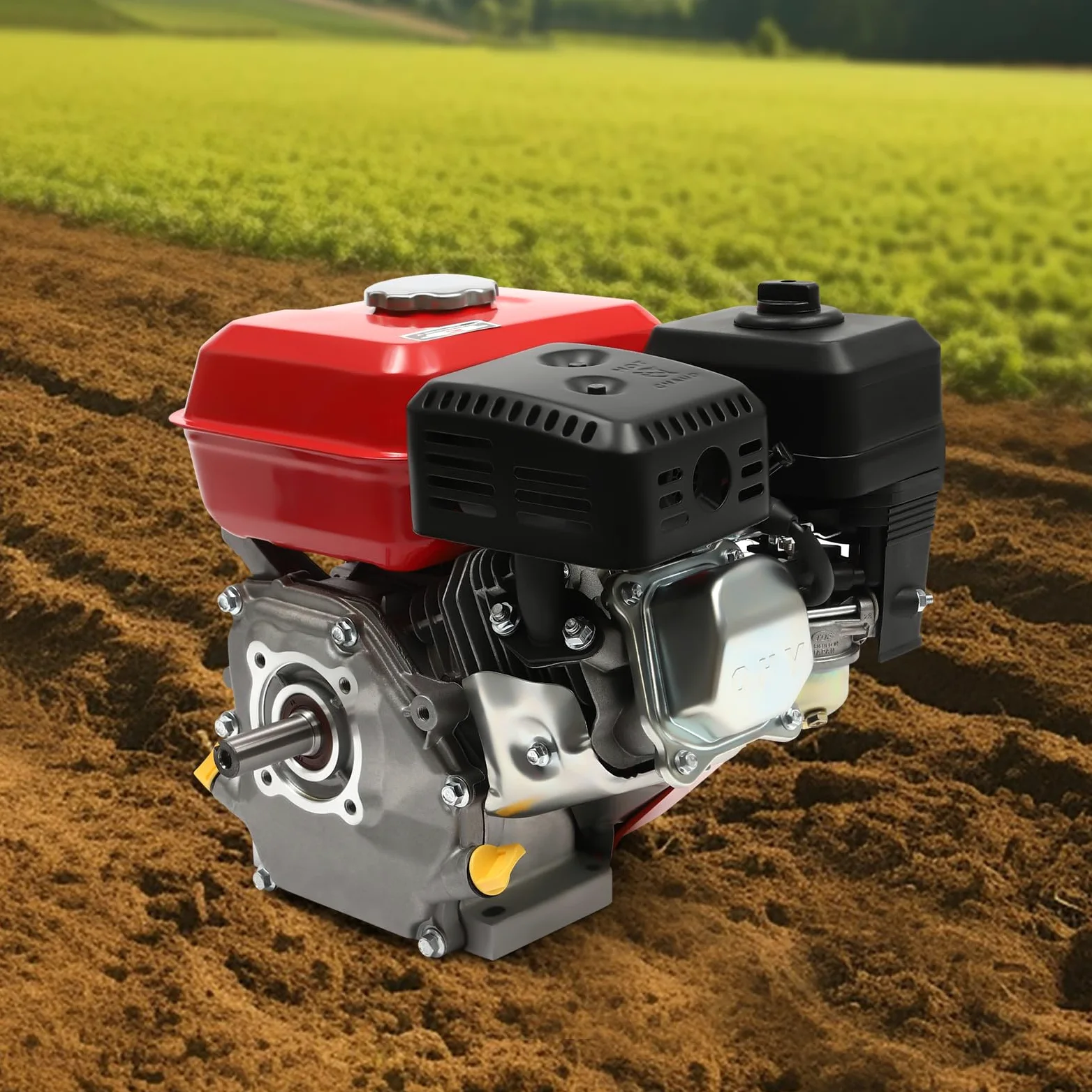 7.5hp 4 tiempos motor de gasolina Motor estándar, 1 cilindro Go Kart generador, motor de propulsión de gasolina, generador de emergencia potencia de emergencia arranque de tracción velocidad