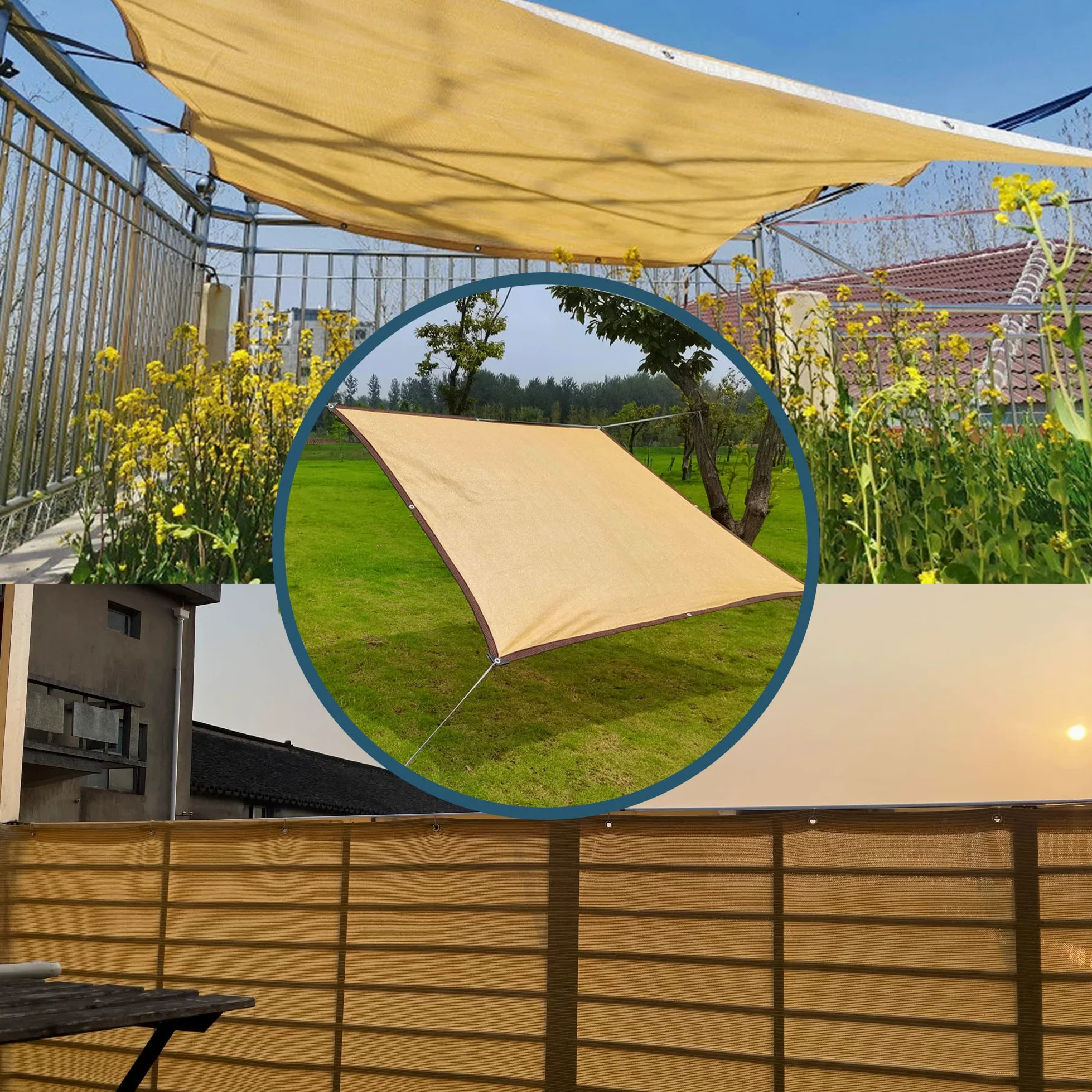 Malla Ocultacion Red de Sombra Tela para Sombra con Ojales 2x8m Toldo Vela Telas para Toldos Exterior Terraza es HDPE 12 Pin Tela para Sombra Resistente a Los 90% Rayos UV Malla Sombreadora