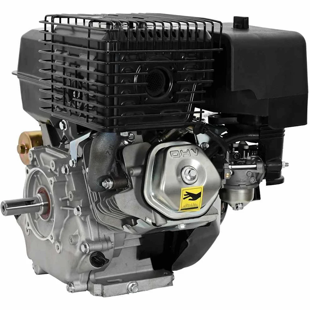 Motor de gasolina 15 CV 11 kW 4 tiempos refrigerado por aire con arranque por cable y arranque eléctrico de 423 cc 6,5 L de volumen para generador de energía generador de energía de