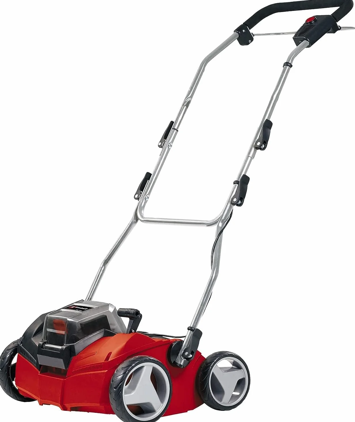 Einhell GE-SC 35/1 Li - Escarrificador Baterías sin Escobillas, 2x18 V (Ancho de Corte 35cm, hasta 400m² de jardín, sin batería) (Ref. 3420650)