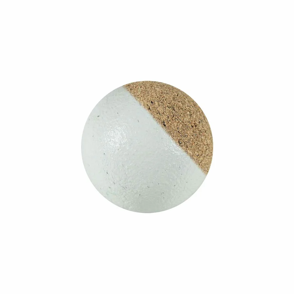 Manuel Gil Bola de Futbolín de Corcho Blanca 34 mm 13 g Pack 10 Unidades