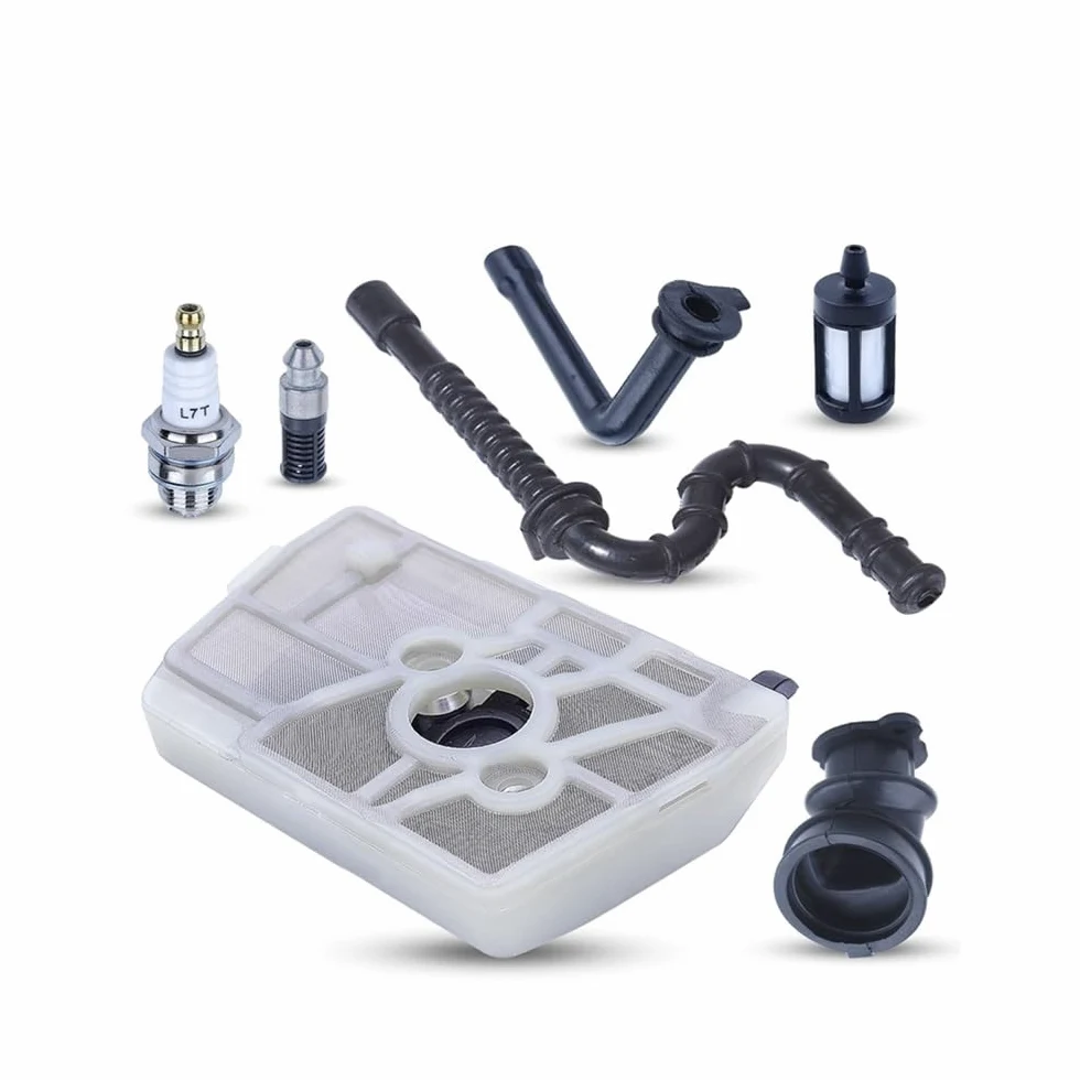 Kit de bujías de línea de Aire, Combustible y Aceite for Motosierra 028AV, 024, 026, MS240, 1121, 120 y 1625