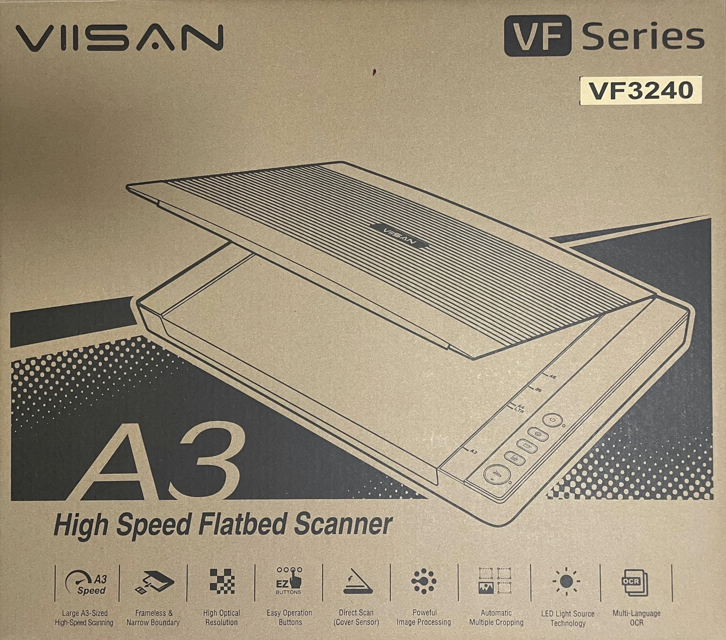 viisan VF 3240 Escáner Plano DIN A3 2400 X 2400 dpi