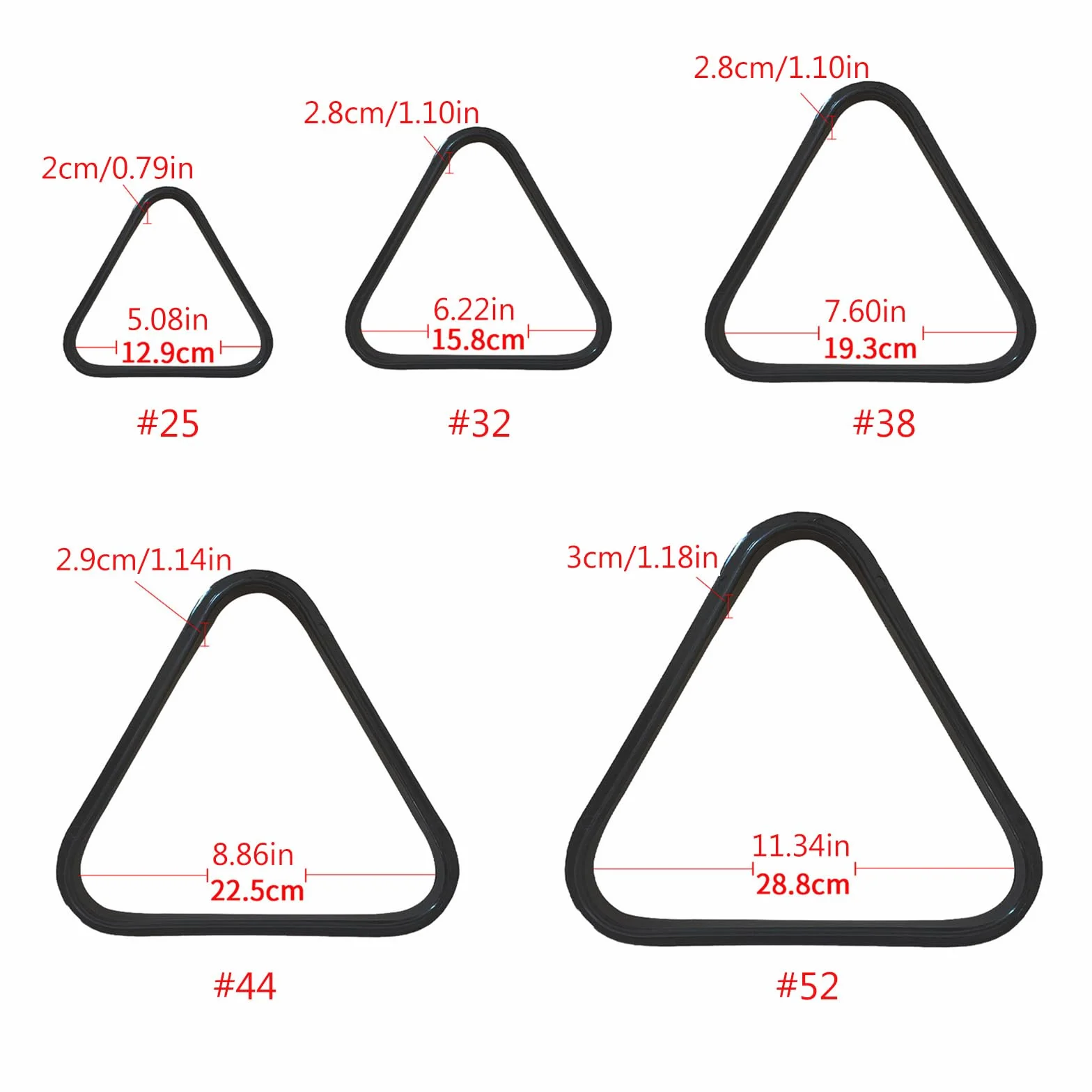Colgante Marco Triangular de Billar, Estante para Mesa de Billar, Soporte para Trípode