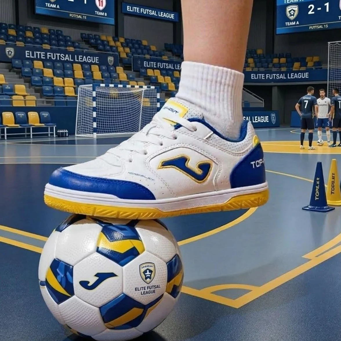 Joma Top Flex JR 2602 Zapatillas Niños Indoor Blanco