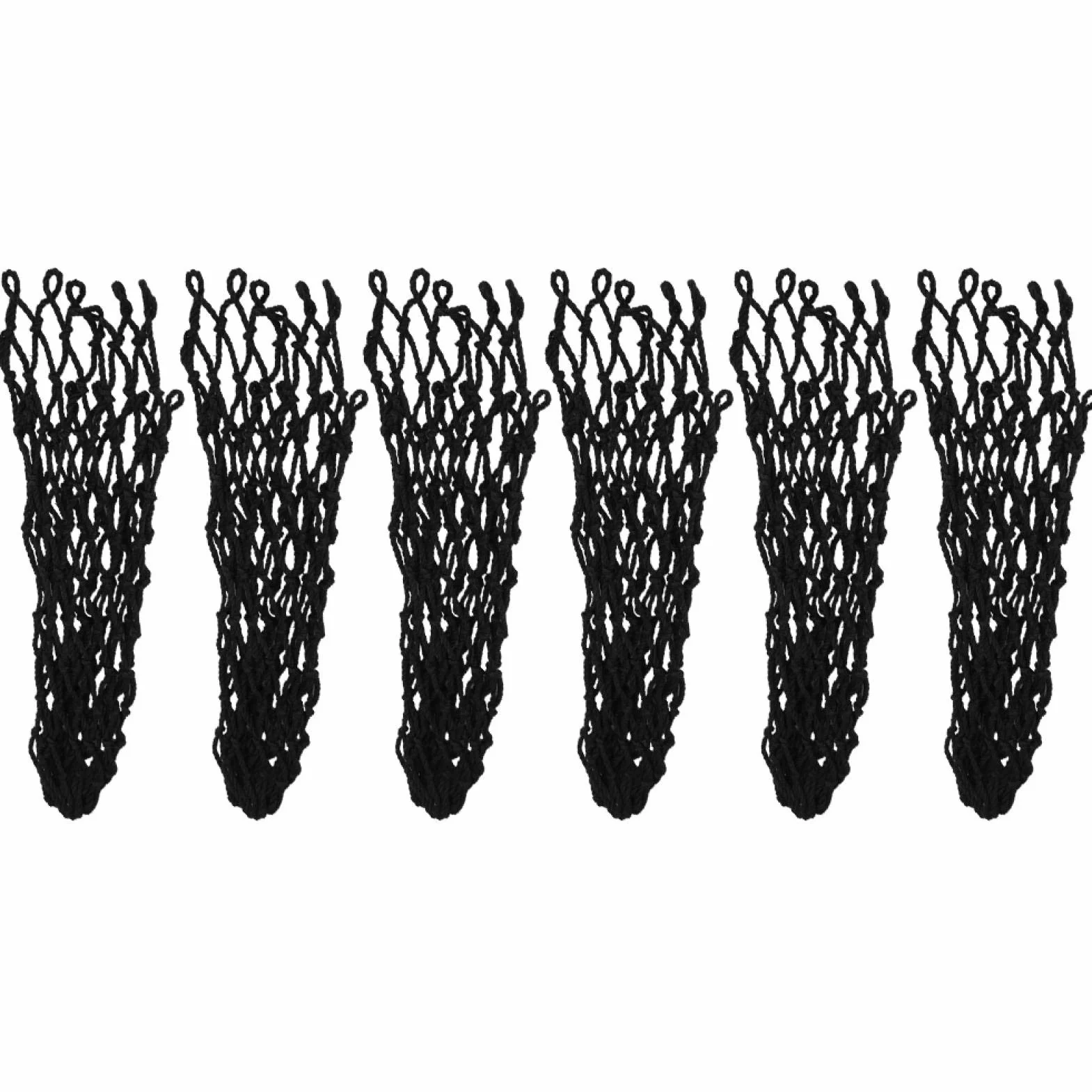 Bolsa de Malla de Billar de Nylon 6PCS Set para Mesa de Billar Negro