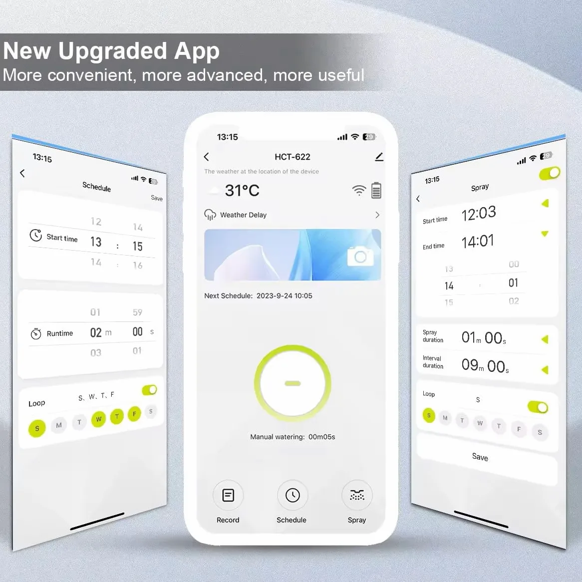Temporizador de Agua Inteligente Bluetooth y WiFi, Compatible con Alexa y Google Assistant, App Tuya/Smart Life, Riego Automático de Jardín, Resistente al Agua IPX5, 1_Zone.