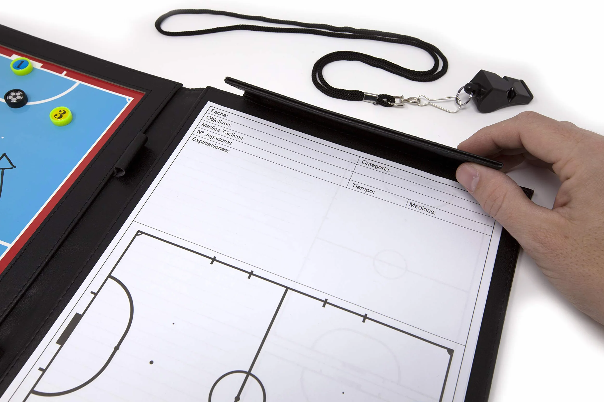 Carpeta Táctica para Entrenadores de Fútbol Sala con Bolsillo
