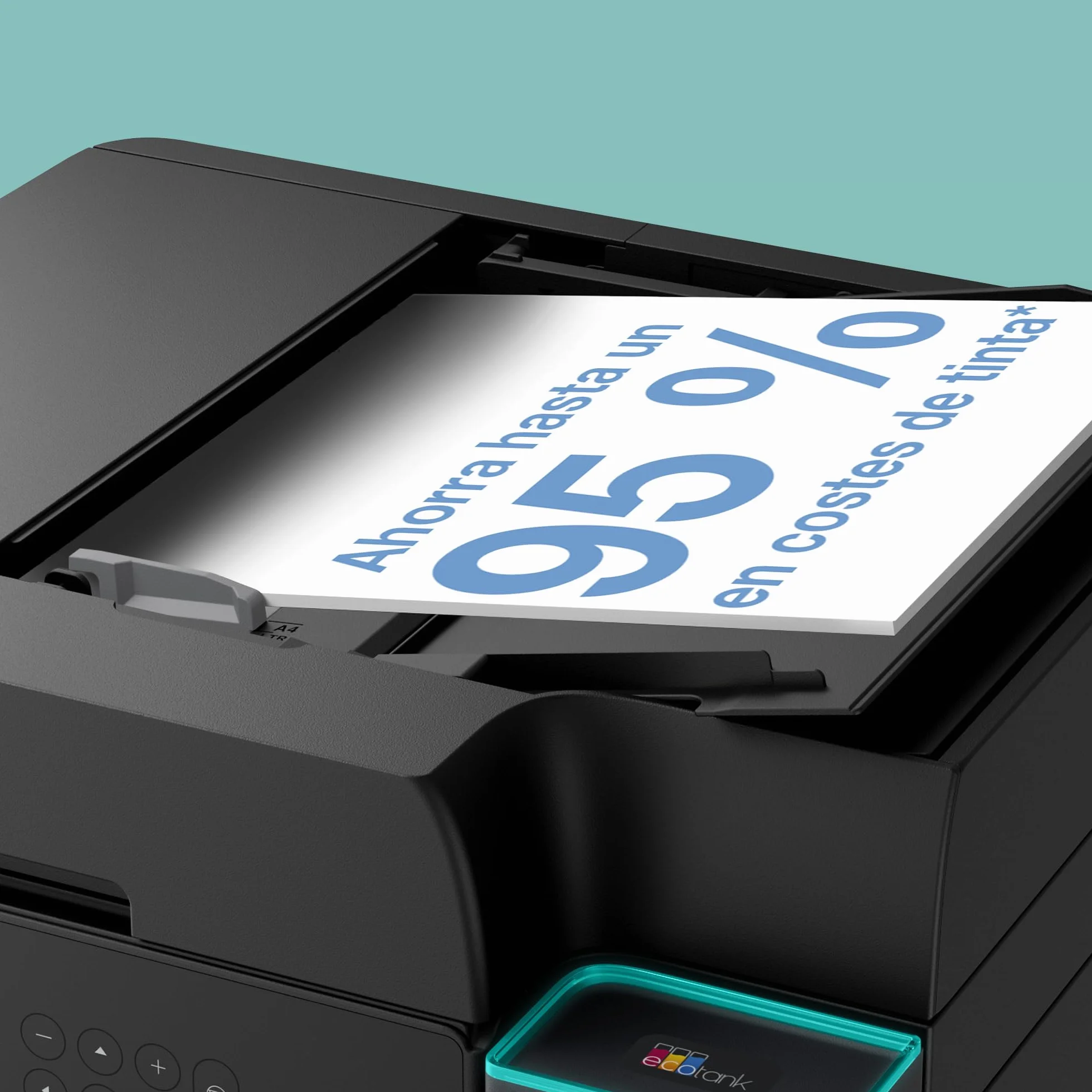 Epson EcoTank ET-3950 Impresora de Depósito de Tinta Wi-Fi A4 Doble Cara Imprimir Copiar Escanear Pantalla LCD 6,1cm ADF 30 Hojas Tinta Incluida