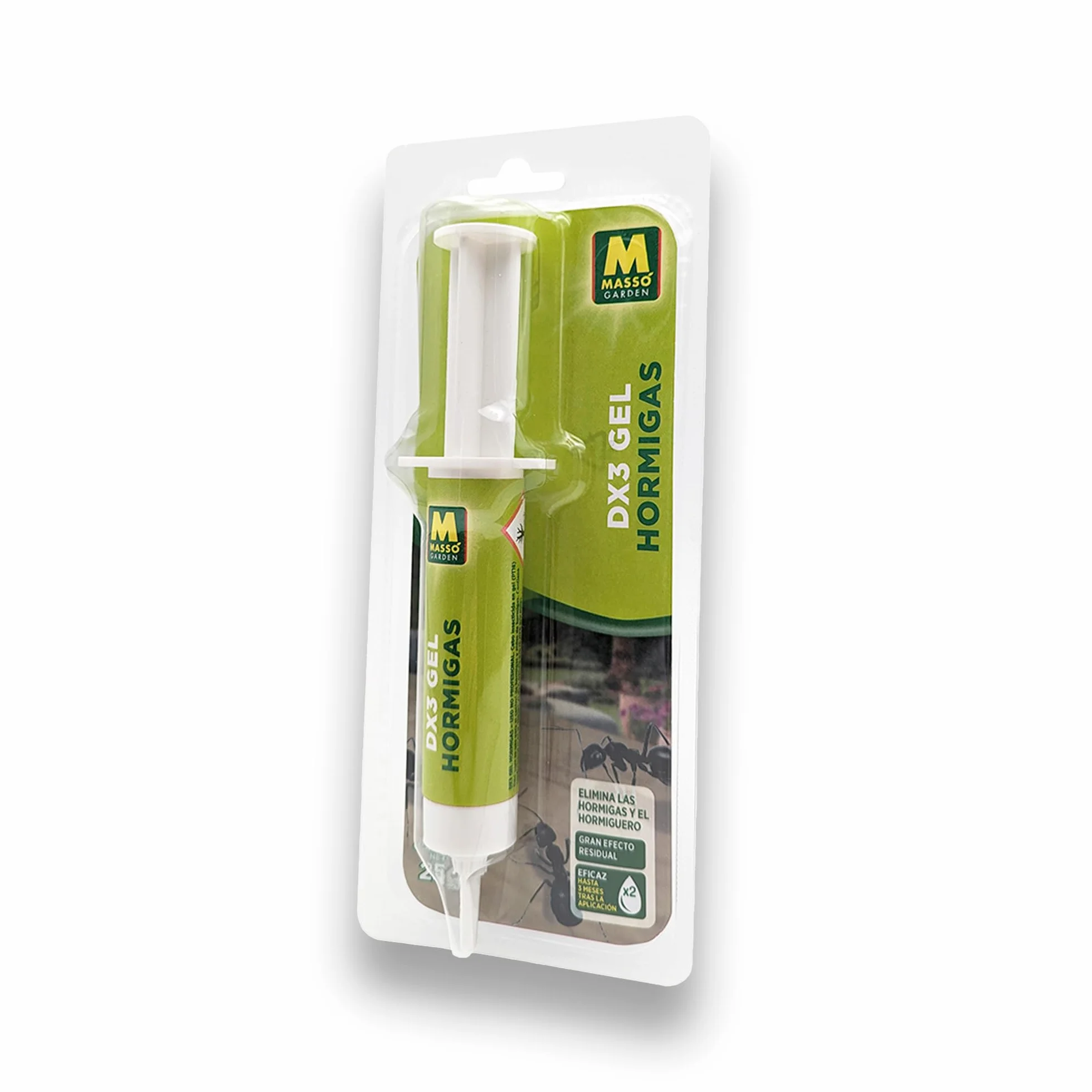 Gel Cebo Insecticida Anti Hormigas DX3 GEL Muy Eficaz 25 GR | Elimina todo el hormiguero incluida la reina | Gel Incoloro, Inodoro y no mancha | Contiene Repelente para Niños y Mascotas | Nexum Market