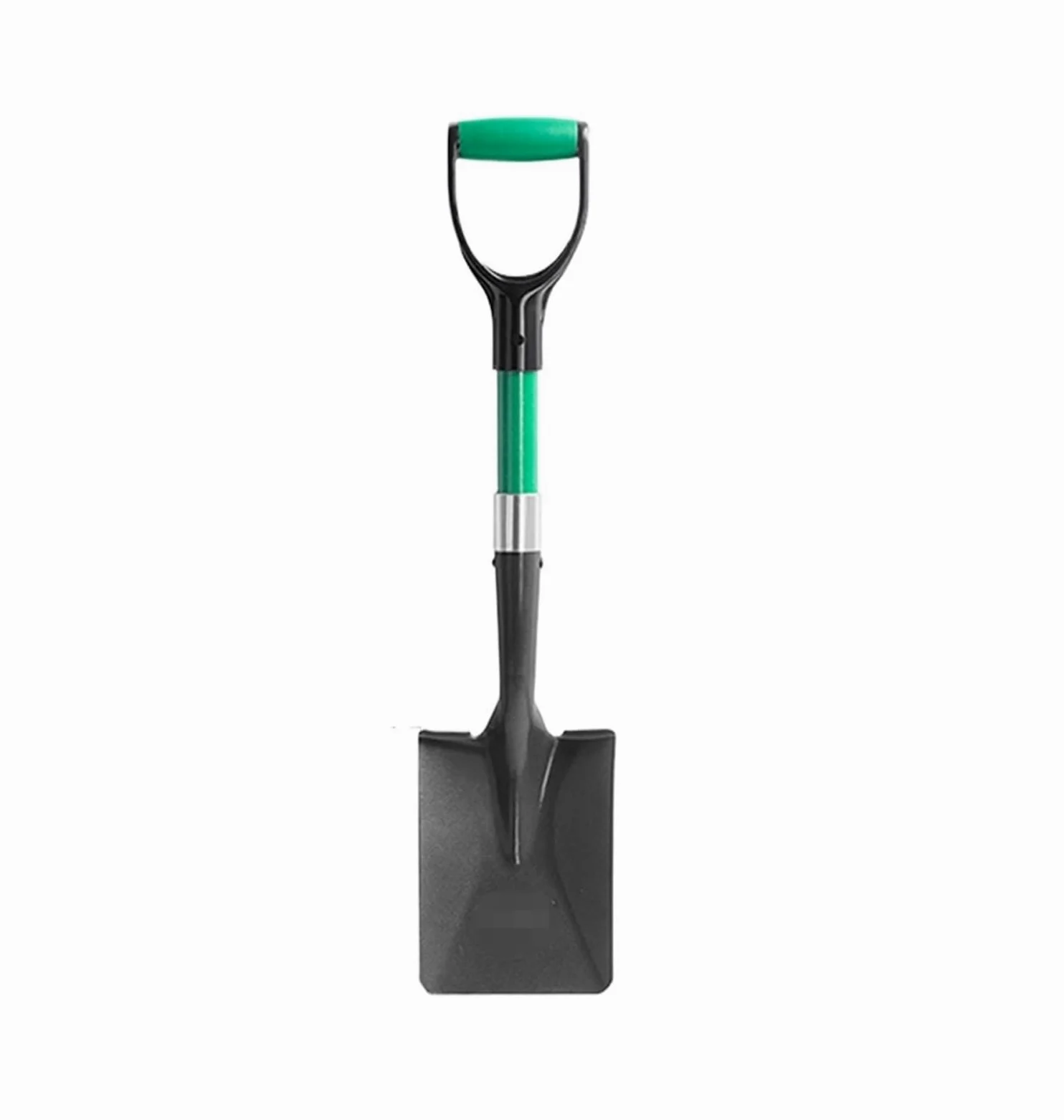 Pala De Nieve para Coche Pala De Nieve con Mango De Fibra En Forma De D Y Cabeza Cuadrada Puntiaguda For Quitar La Nieve Y Cavar para Actividades Al Aire Libre(Square Head)