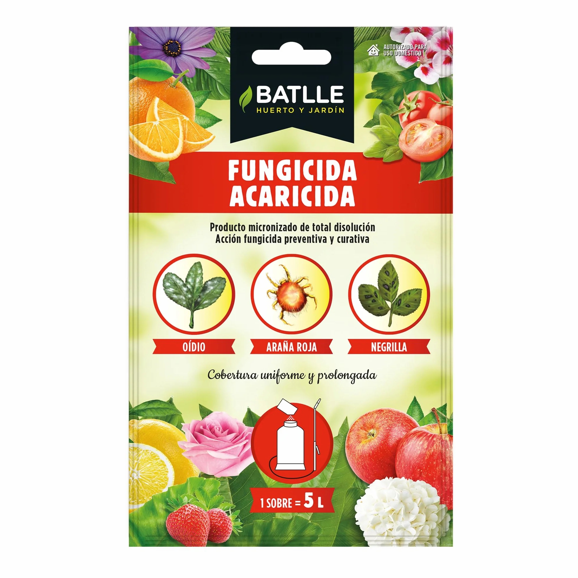 Fitosanitarios - Fungicida-Acaricida Sobre para 5L - Batlle