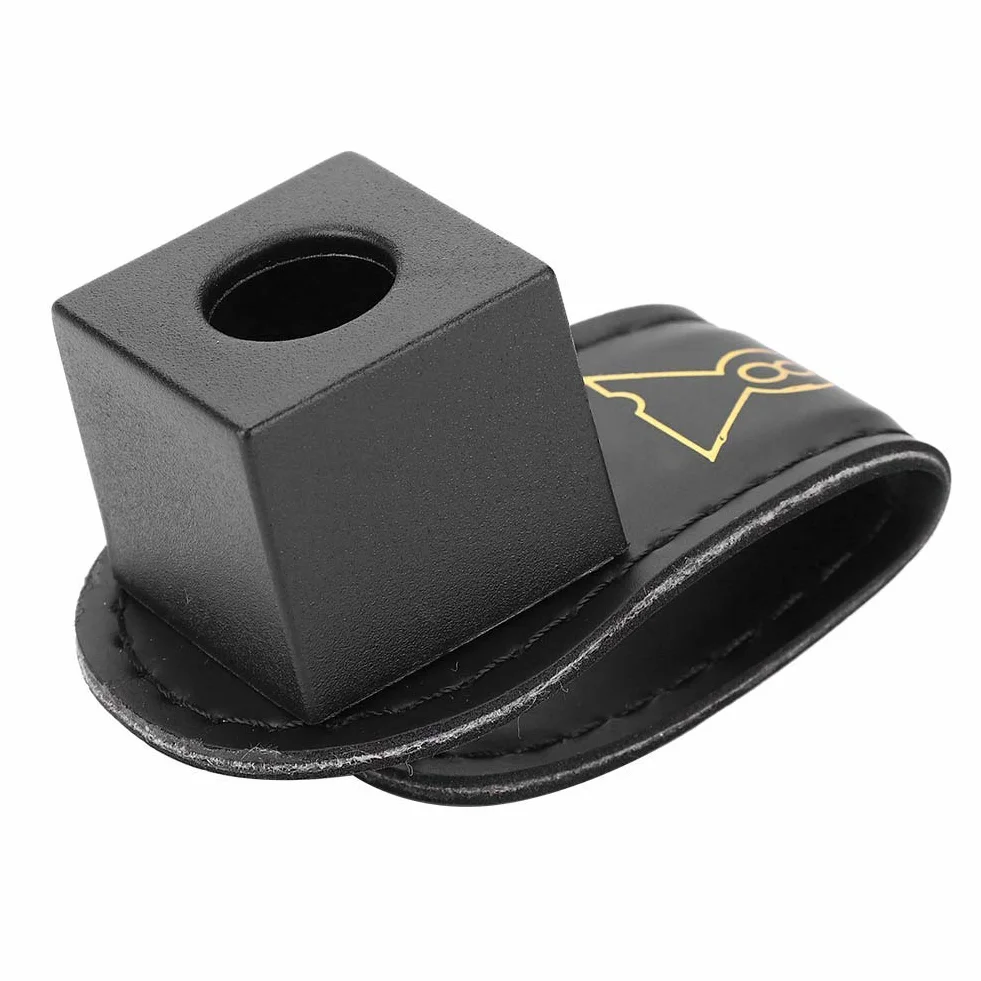 Bolsa de tiza de billar soporte PU duradera resistente