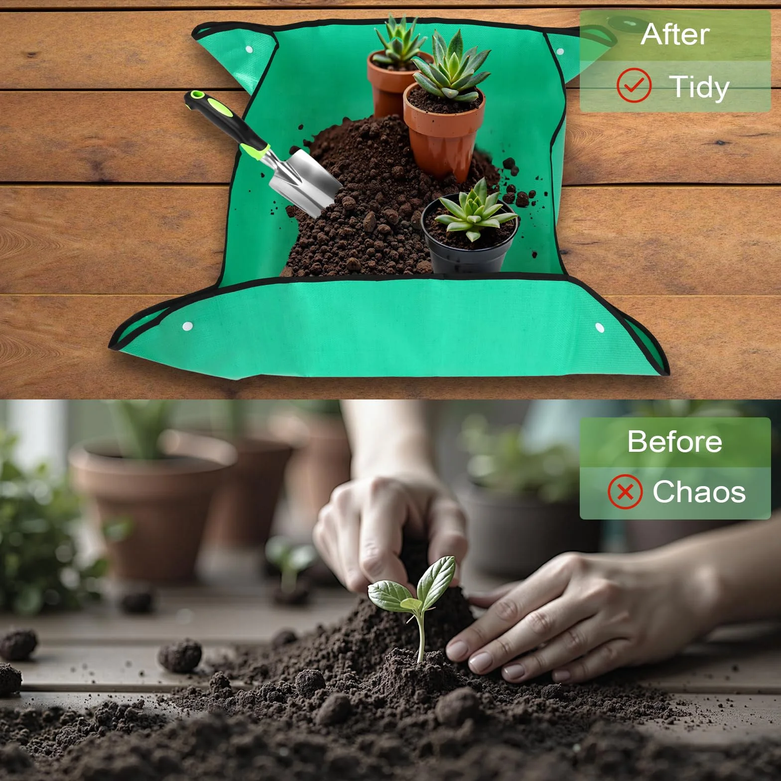 USHOP Juego de Herramientas de Jardinería,Juego de Herramientas de Mano de Jardín,Kit de Herramientas de Mano de Jardinería,Las Suculentas Herramienta,Mini Herramientas de Jardín para Trasplante