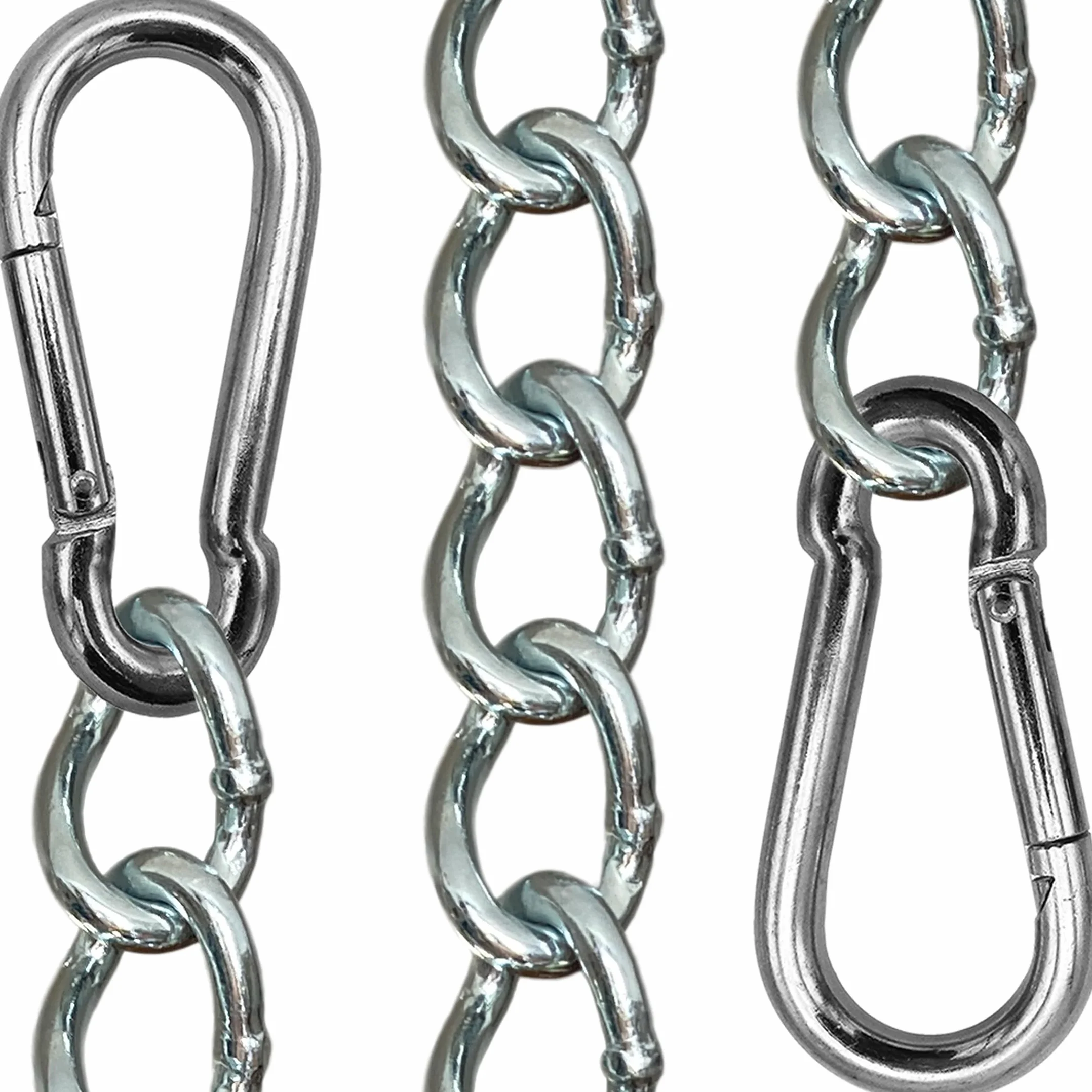 KLIFFHÄNGER Cadena con Dos mosquetones, Accesorio Variable para Colgar Silla (Cadena 50 cm)