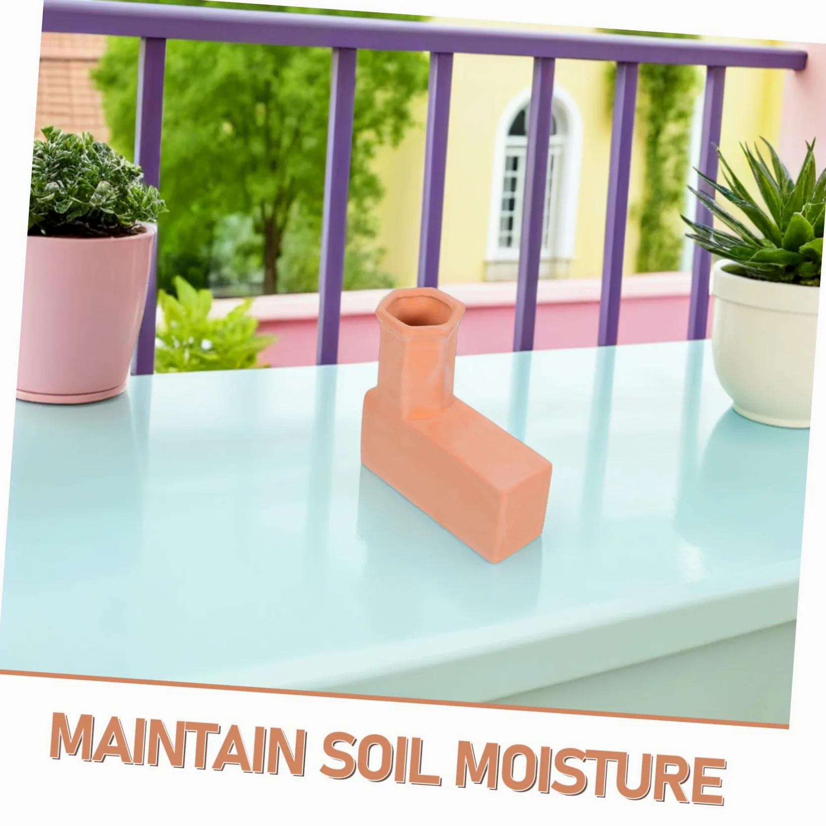 Mipcase Gotero de Riego Automático de Terracota para Plantas Dispositivo de Riego por Goteo Natural para Jardines Interiores y Exteriores Hidratación Precisa y Raíces Saludables