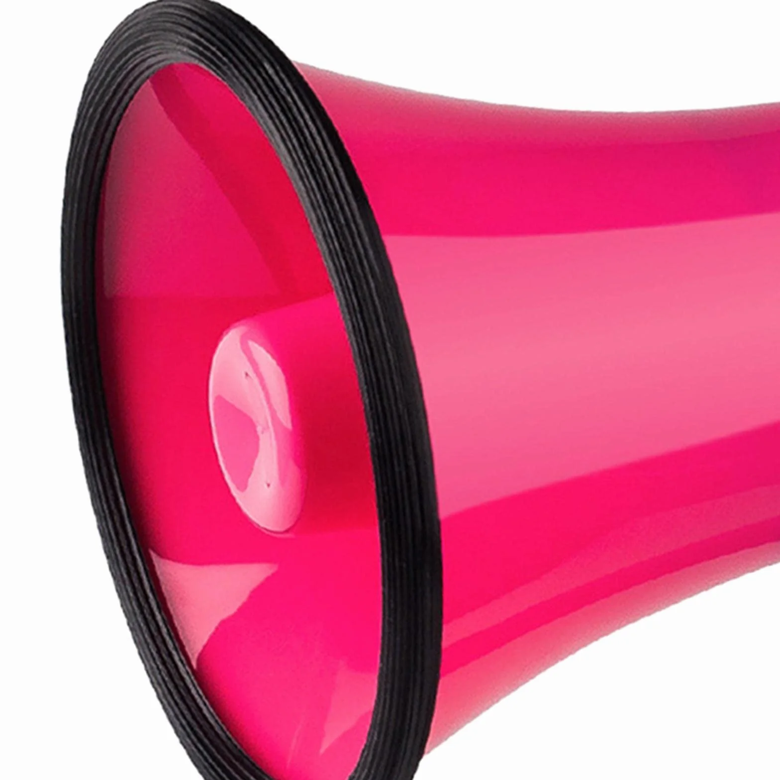 Megáfono portátil 25W con Control de Volumen, Rosa roja para fútbol deportes al aire libre