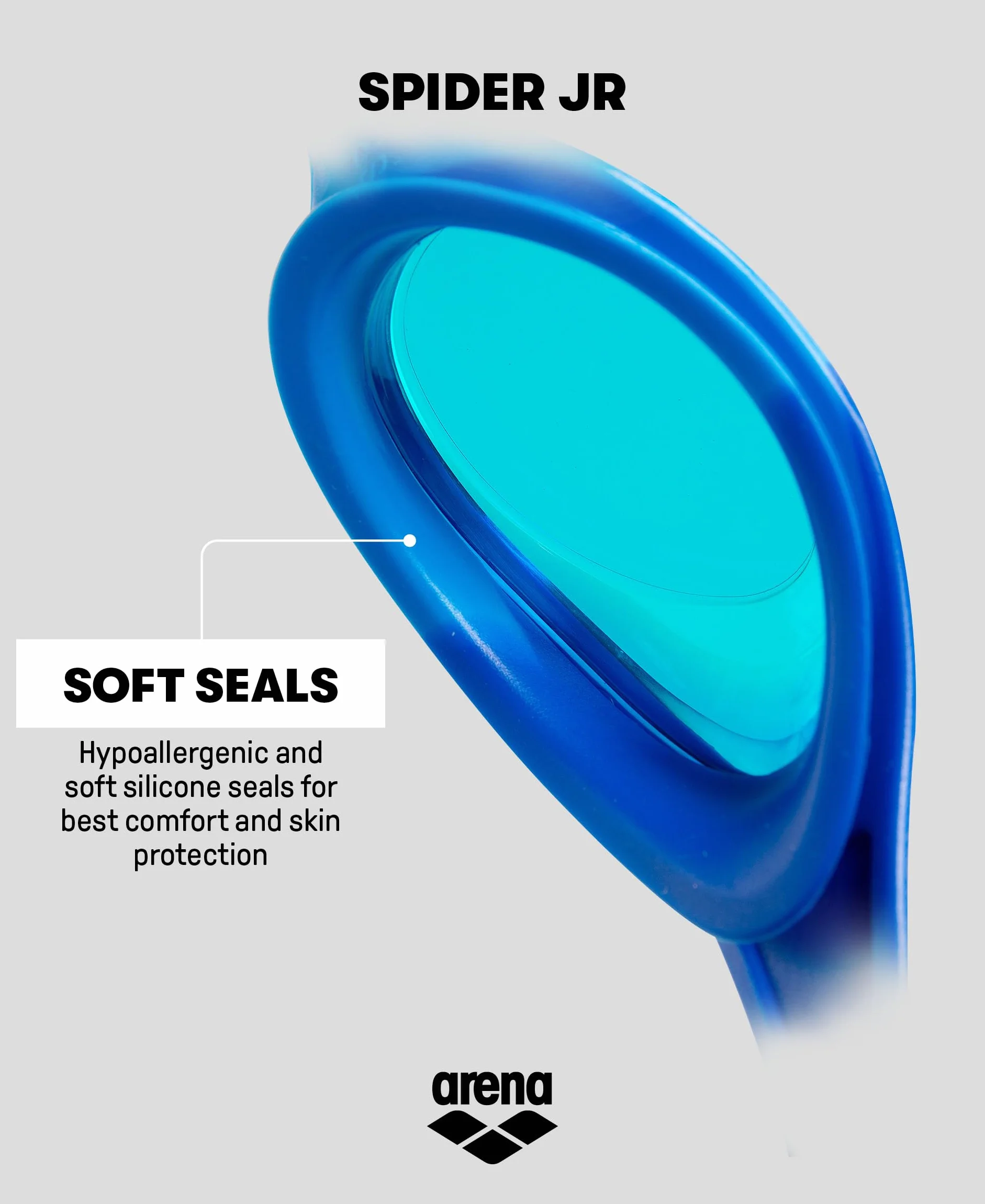 ARENA Spider Junior Mirror Gafas de Natación para Niños