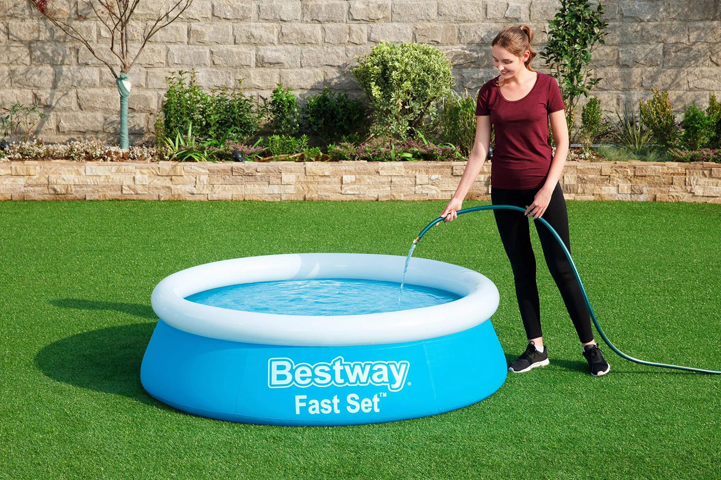 Bestway Piscina automontable 183x51, Azul, BW57392