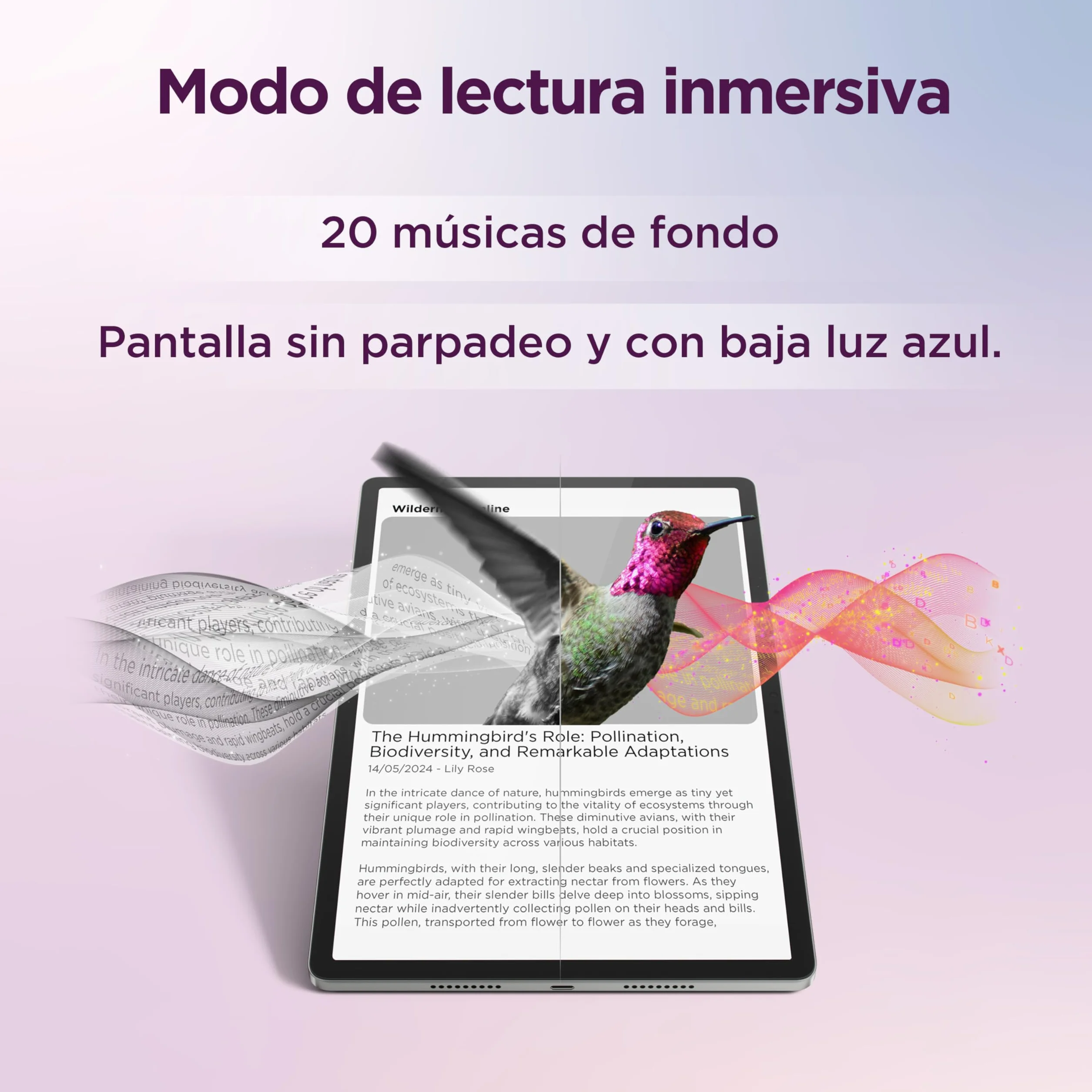 Lenovo Idea Tab Pro 12.7" 3K Tablet, MediaTek Dimensity 8300, 8GB RAM, 256GB, 144Hz, Wi-Fi 6E, Bluetooth 5.3, Android 14, Verde, Pen Included