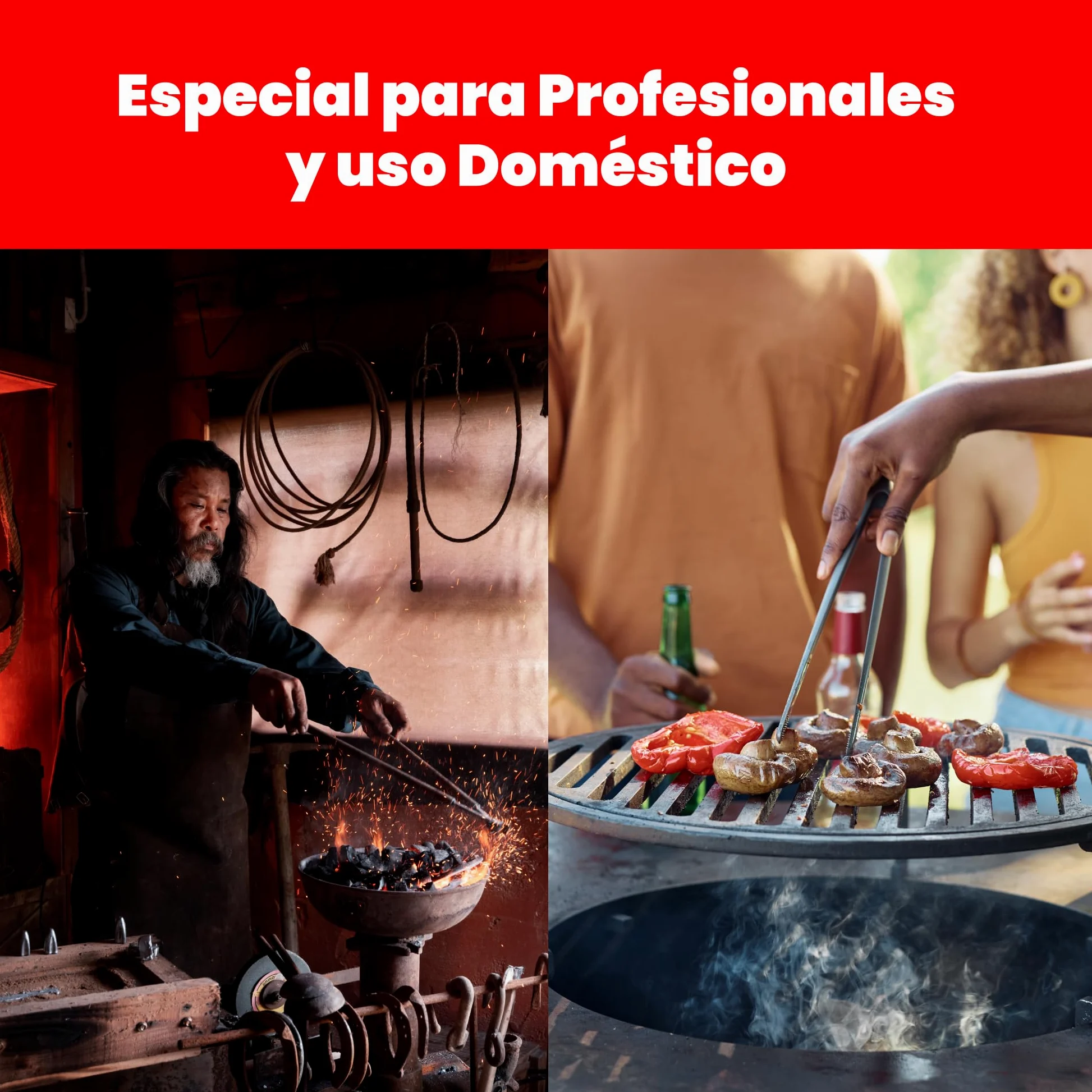 Palet Carbón Vegetal Encina 100 Natural Grueso Profesional 30 Sacos 20kg Hostelería Aroma Sabor Carnes Pescados Combustión Lenta Sin Humo Alta Temperatura Cocina Exterior Parrilla Gourmet