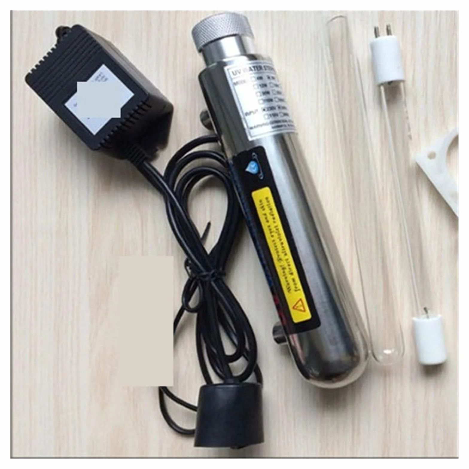 Filtros de Agua para Grifo, Esterilizador de agua UV de acero inoxidable 110/220, filtro de desinfección de bebida directa de lámpara de tubo ultravioleta, purificador de tanque de peces de acuario