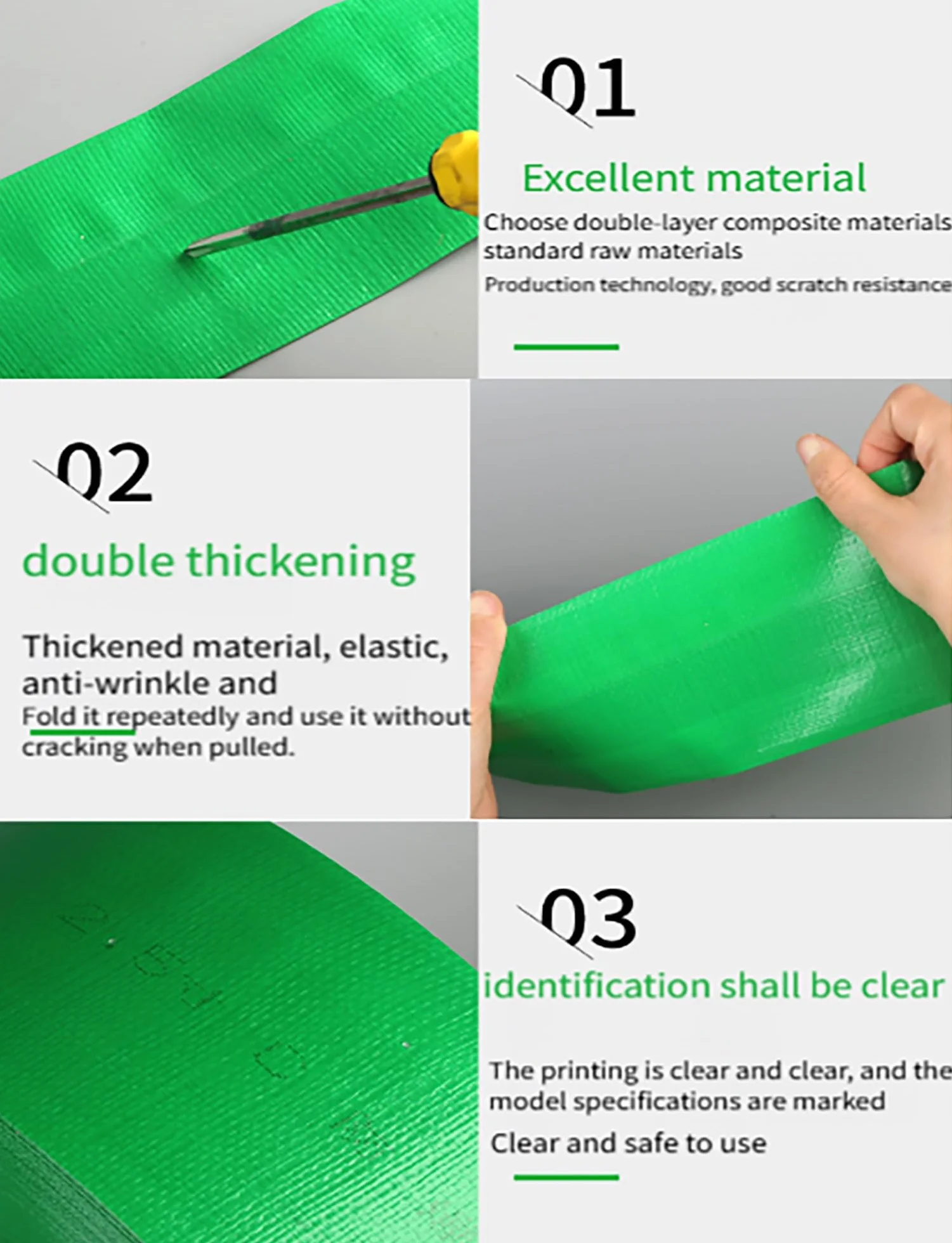 Manguera plana para un flujo de agua eficiente, tubo de descarga de 65 mm para riego de bomba de patio, estanque, piscina y jacuzzi, diseño duradero y flexible