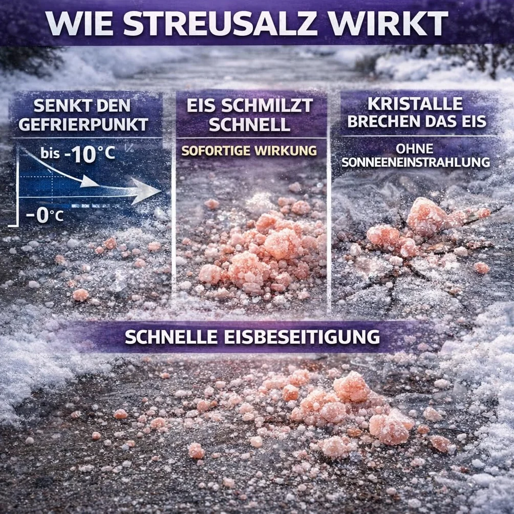 GiDeli Sal de deshielo grande de 5 kg en cubo, sal de deshielo contra hielo y nieve, apta para animales de invierno, sal para nieve, eficaz contra la suavidad