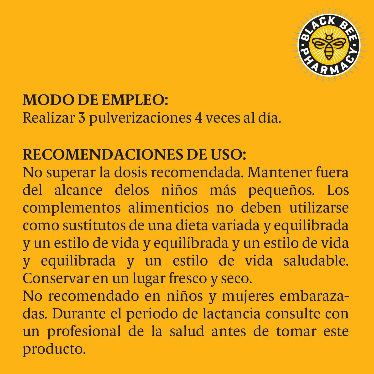 Black Bee, Spray de Própolis, 20 ml
