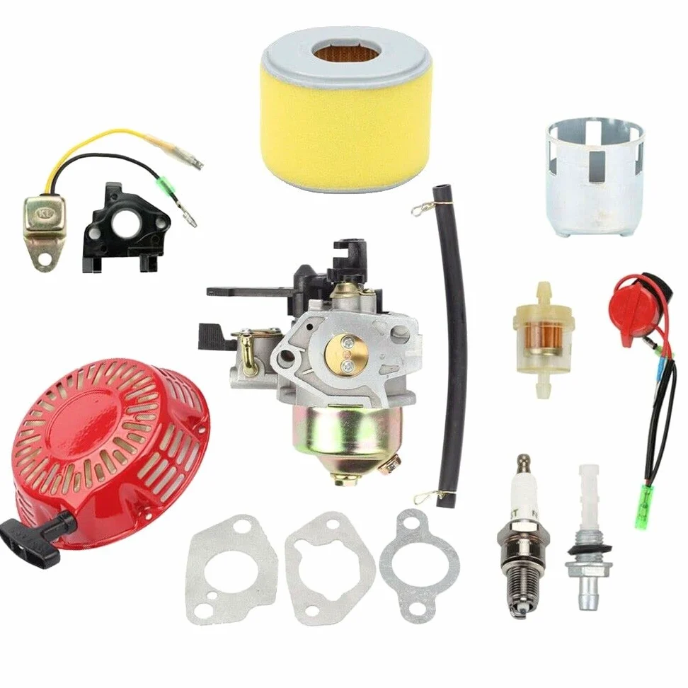 Piezas de carburador aptas for H GX240 GX270 bujía de Filtro de Aire de Bobina de Encendido Accesorios de Repuesto para cortacésped