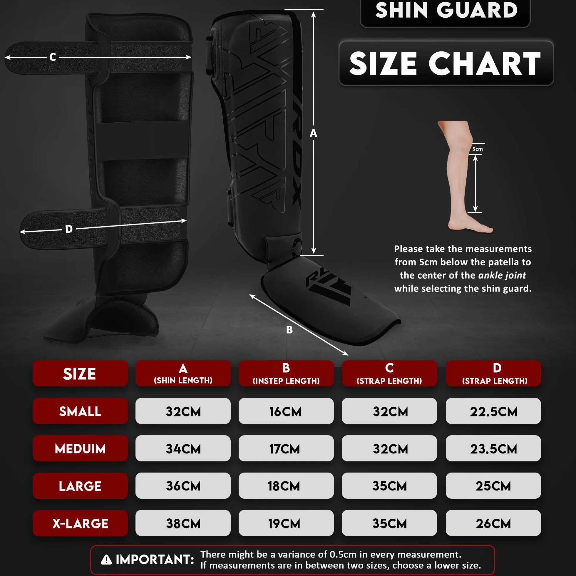RDX Espinilleras Kick Boxing Muay Thai MMA Protección Maya Hide Cuero Kara Entrenamiento Boxeo