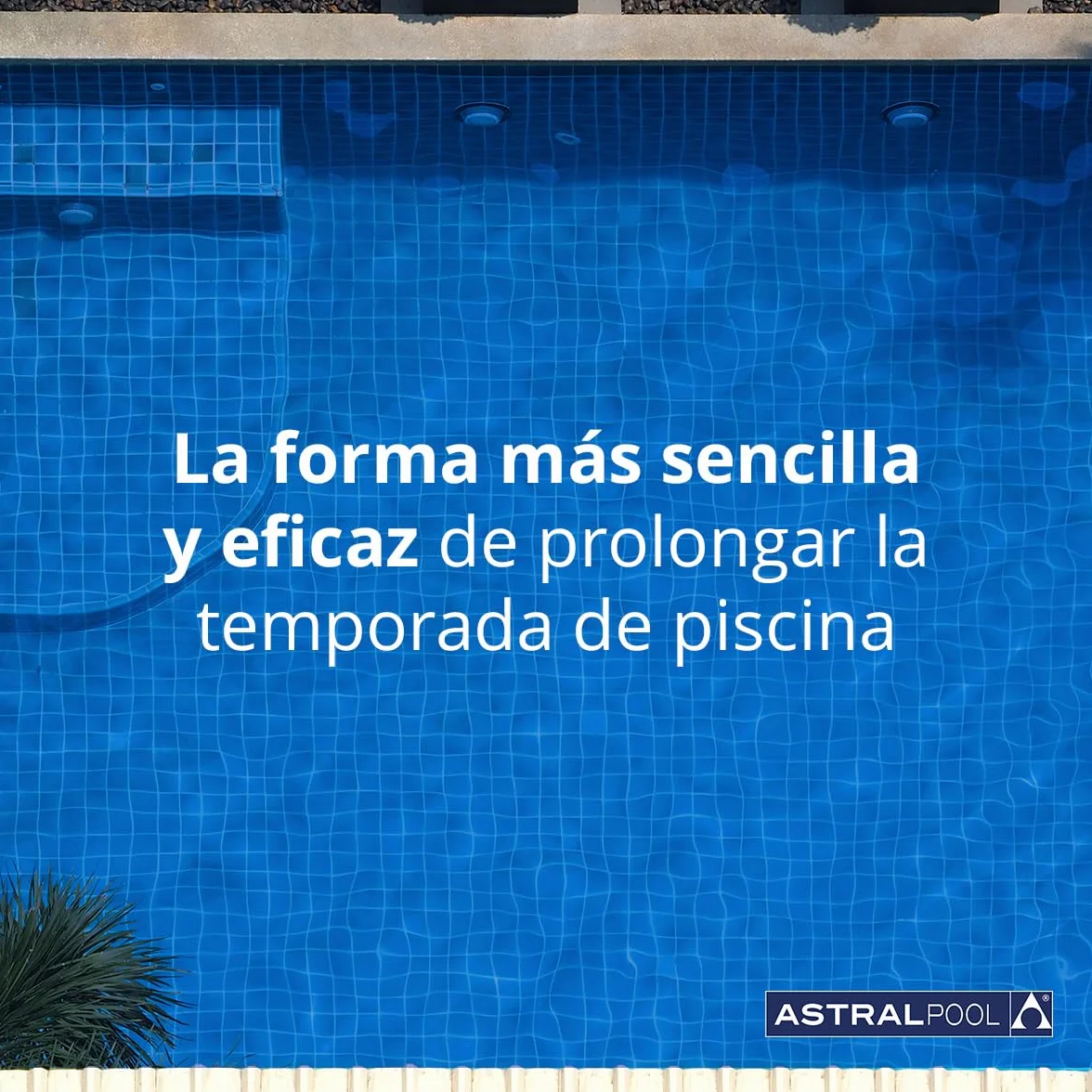 Eco Elyo-07 76558 Bomba de Calor para Piscina - Calentador de Piscina - Temperatura Ideal del Agua - 6 Niveles de Potencia - Calefacción Silenciosa y Ahorro de Energía - 5,5 kW - Astralpool
