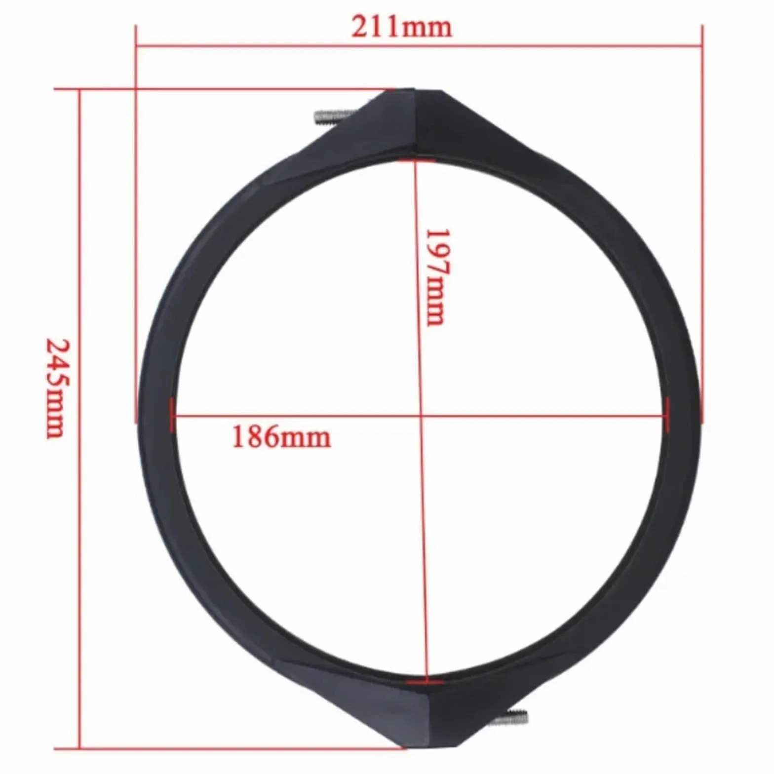 Abrazadera de válvula de repuesto y conjunto de tornillos para filtro de arena, anillo de cuello, accesorio para cabezal de depósito de arena