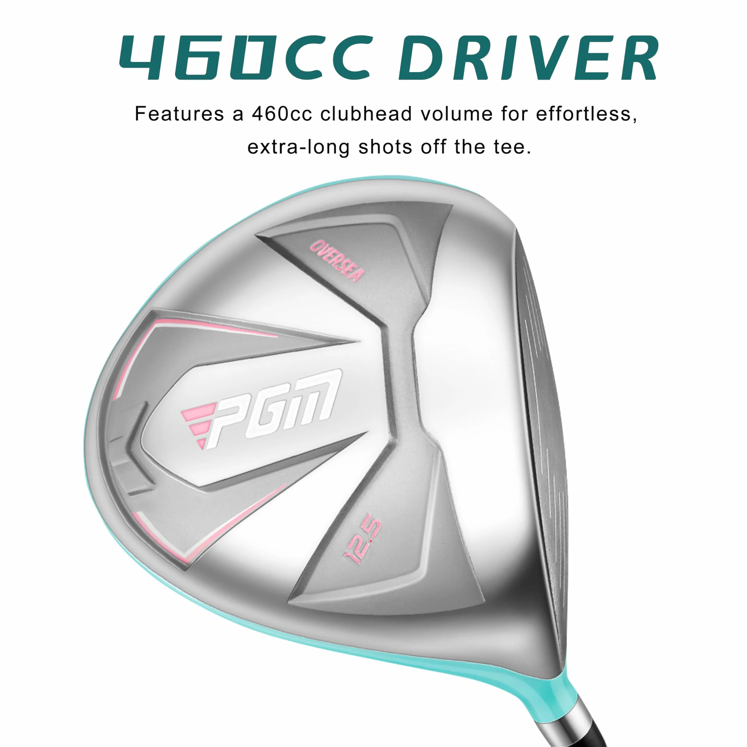 PGM Oversea Juego completo de palos de golf para mujer 12 piezas conductor 460 cc