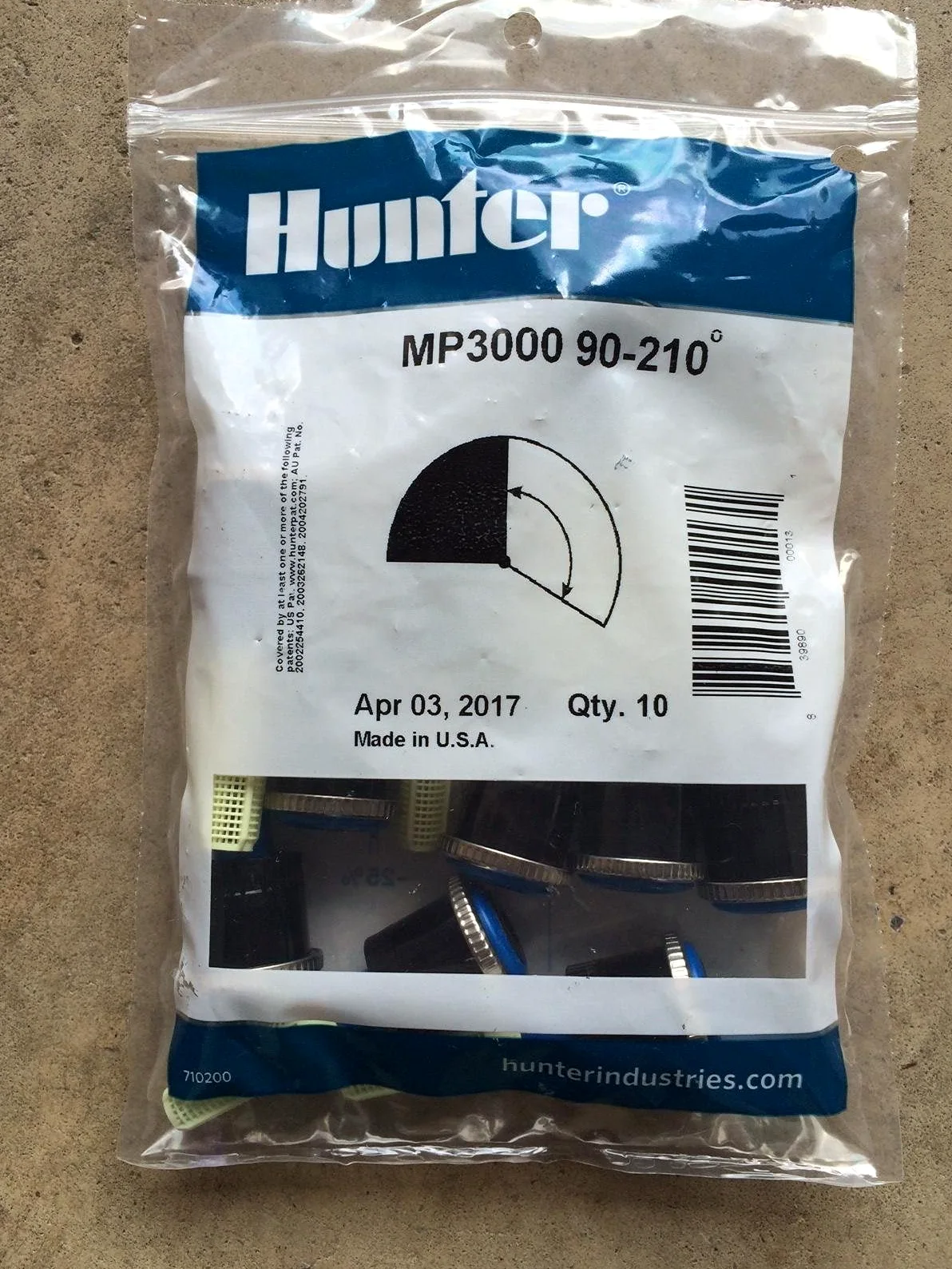 Fluidra 44097 - Mp3000ht90. MP Rotator Macho 9m 90º-210º.Azul.
