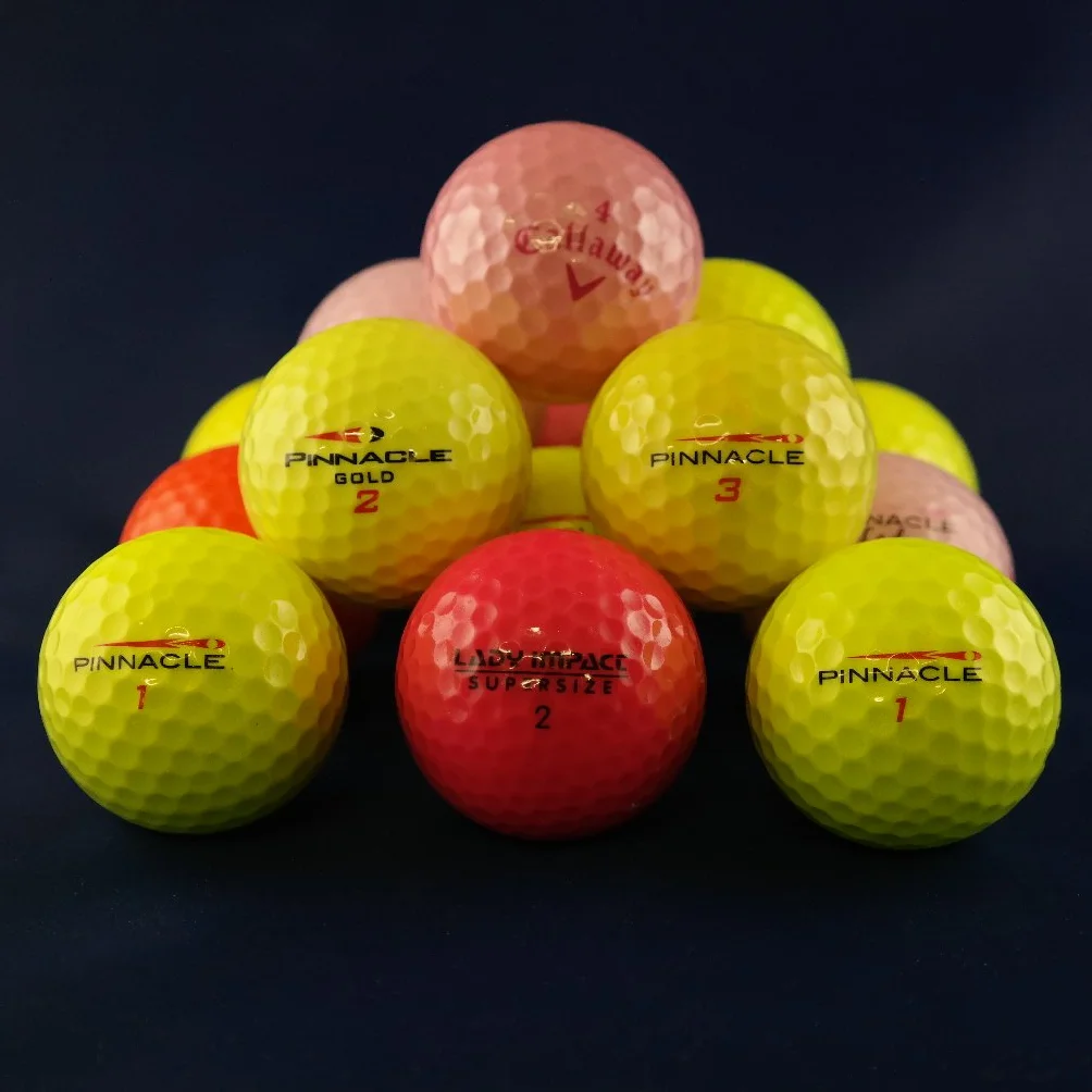 25 multicolor Mix Lake Balls pelotas de golf Calidad AAAA/AAA