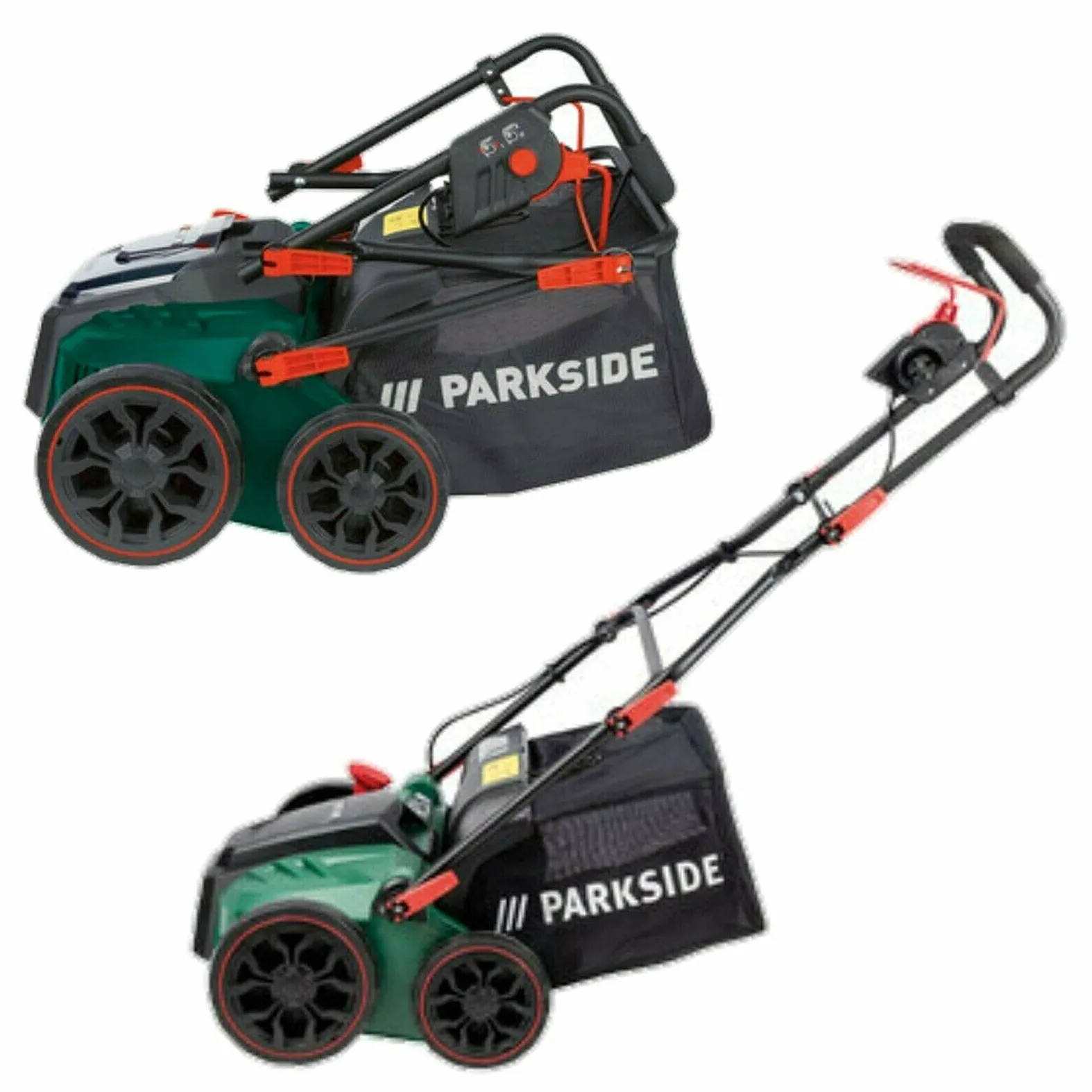 Kompernass Parkside - Escarificador y aireador eléctrico 2 en 1, herramienta de jardín de 1500 W