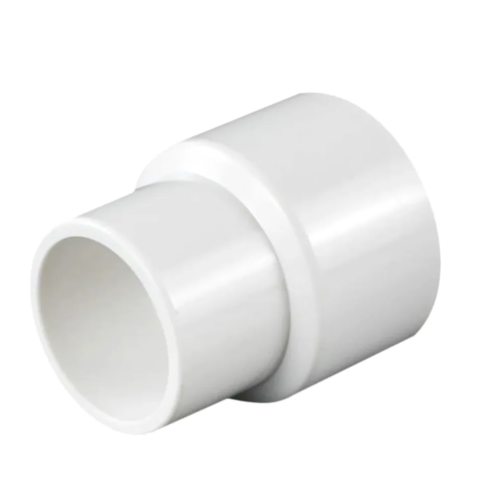 Conector Reductor de tubería de PVC de 75 mm a 32 mm, 200 mm a 160 mm (1 Unidad), Azul/Blanco/Gris, Junta Adhesiva for Suministro de Agua.(White,125x90mm)