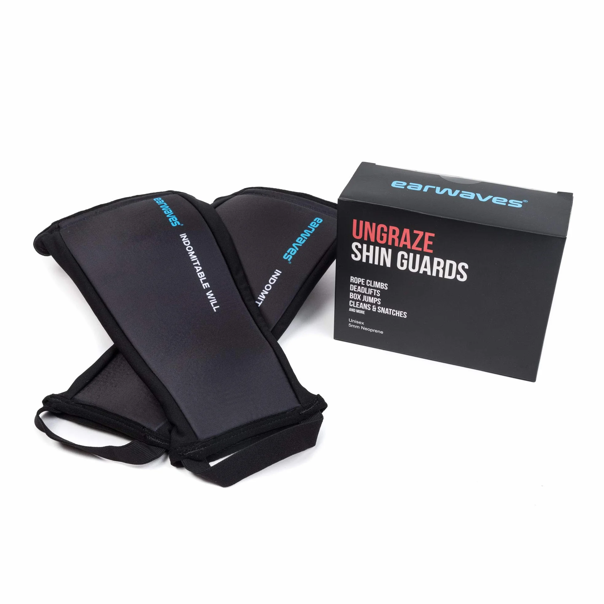 Earwaves Ungraze Shin Guards - Espinilleras de Neopreno 5mm para Cross Training