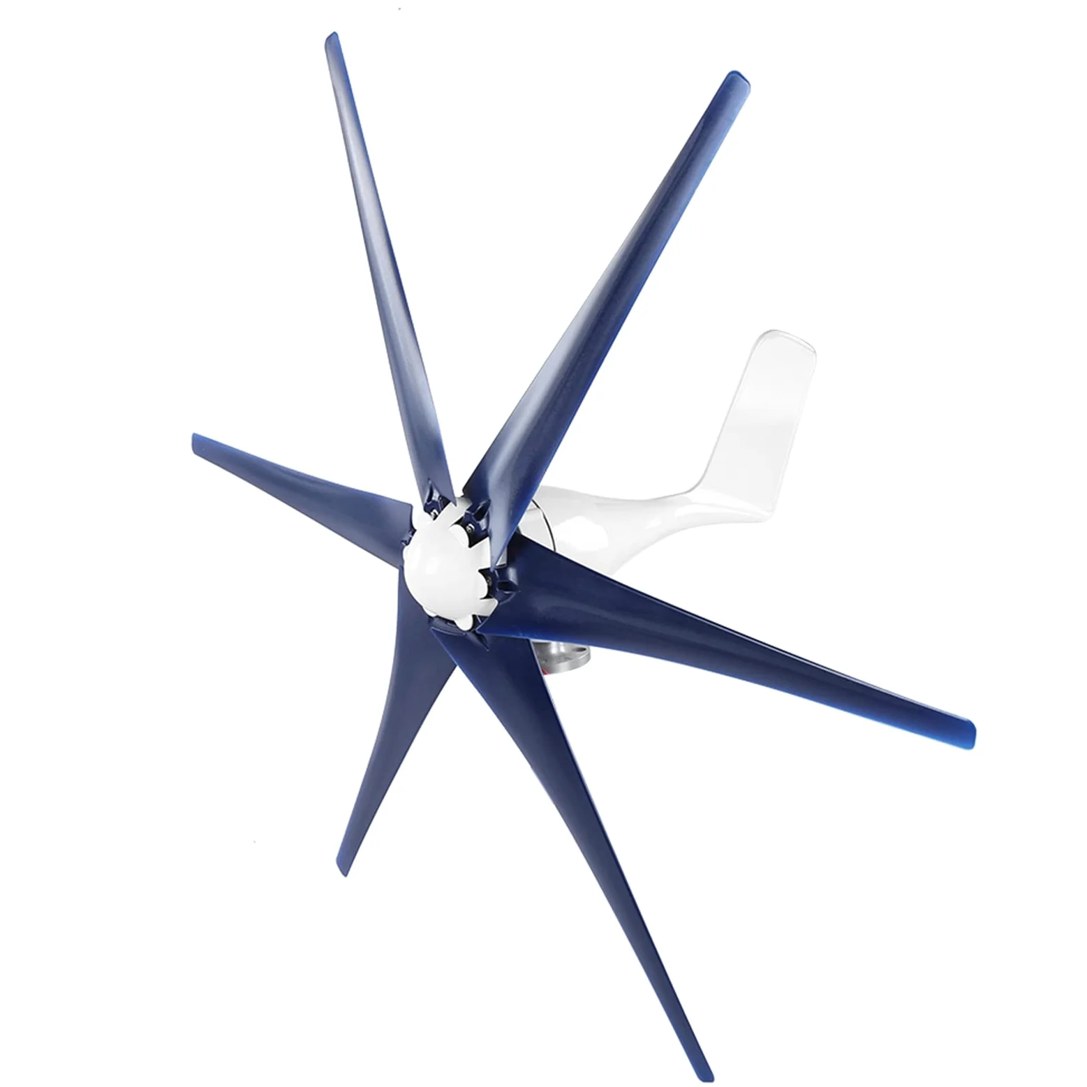 Generic Turbinas Eólicas Máquina Industrial de 6 Palas 800W, Alta Utilización de Energía, Fácil Instalación, para Barcos, Terrazas, Cabinas, Fibra de Nylon (48V)