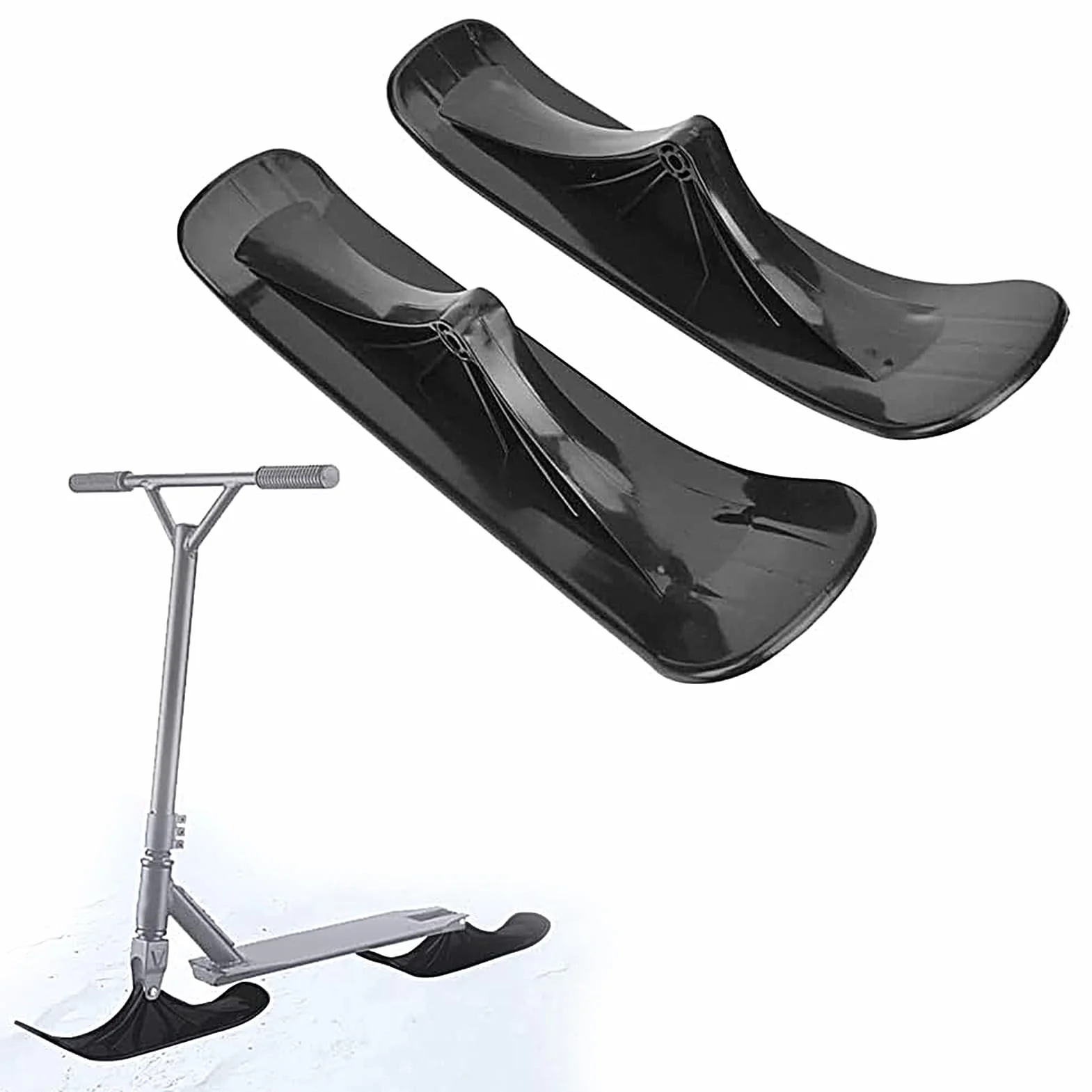 Patines de nieve plegables 38 x 11 cm para esquiar al aire libre