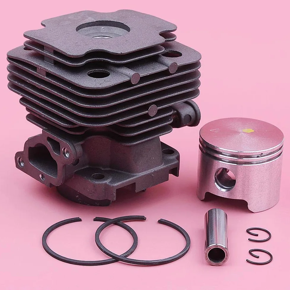 BAIJAC Kit de piñón de Anillo de pistón de Cilindro de 45 mm for el Kit de circlips for OLeo-Mac 753 753T EFCO 8530 Reemplazo de motosierras 61112035b, 6111 2035b