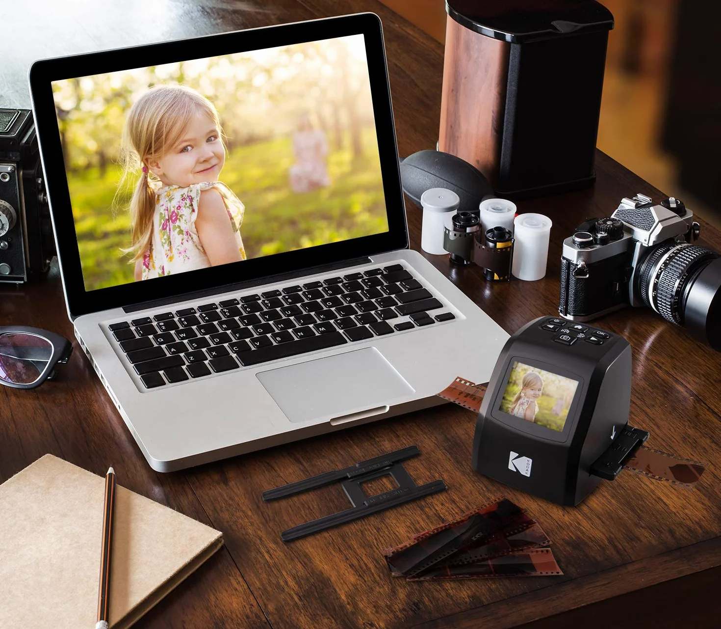 Kodak Mini escáner Digital de películas y Diapositivas Negro