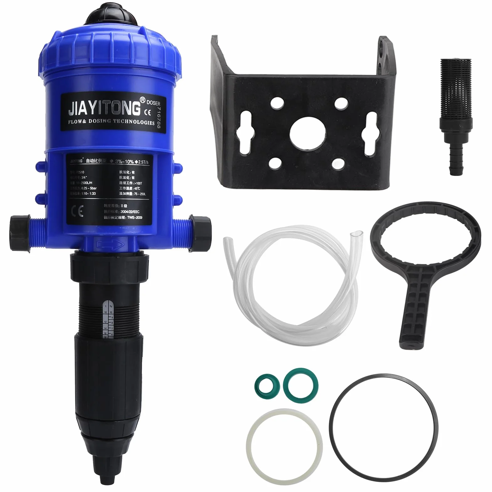 Proporción del Inyector de Fertilizante P2510 3%? 10% Doser Proporción Proporción Inyector del Fertilizante del Fertilizante G3/4 Pulgadas Fertilizante de Longevidad Nuestro Dispositivo Hizo