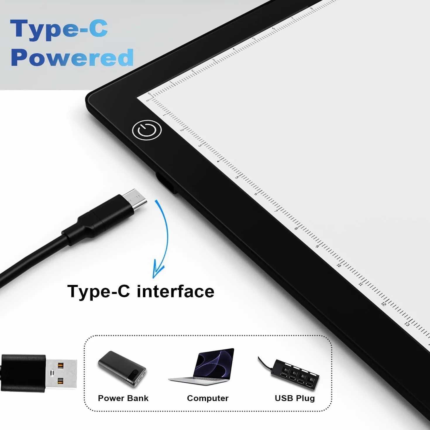 DigitPro Escáner de Negativos Diapositivas, 12 x 9 inch Visor de Luz LED Portátil Ultradelgado