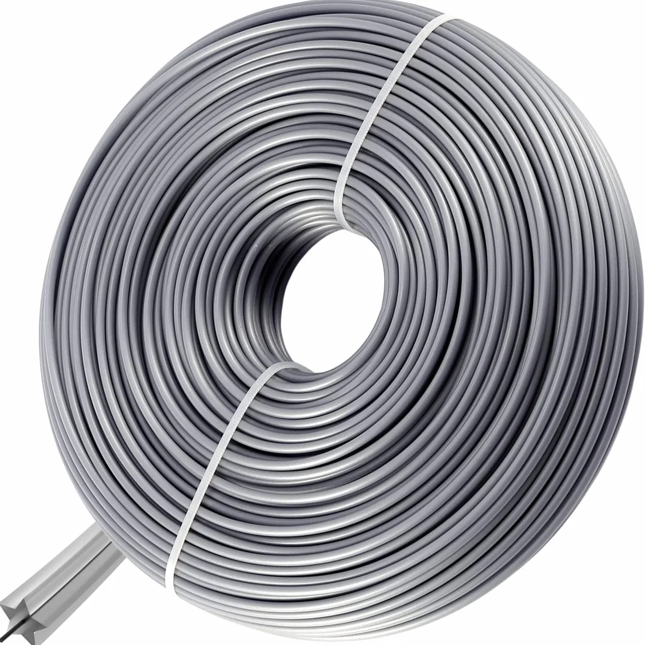 Hilo de Corte GARDENIX Hilo de Corte Reforzado 2,0 mm x 50 m Hilo de Corte de césped 5-Kant Hilo de Nailon
