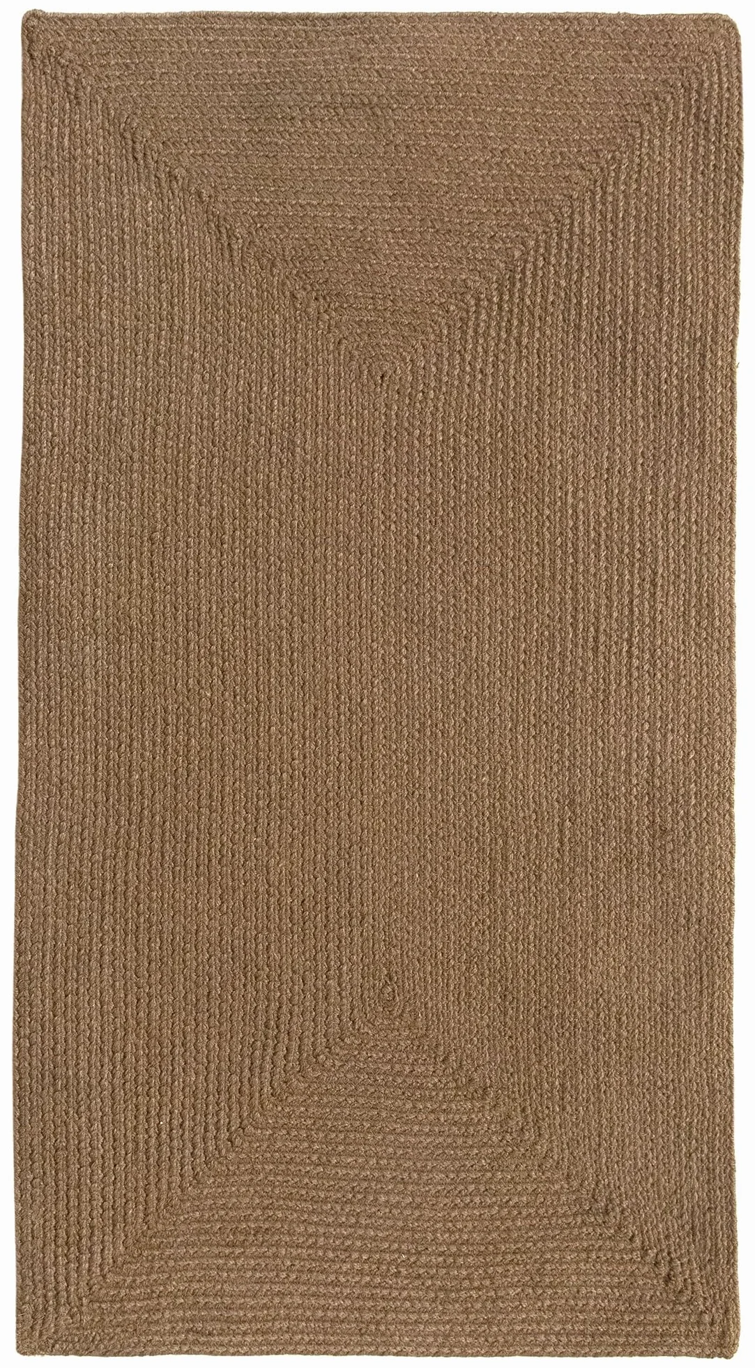 HAMID Alfombra Nansa Interior/Exterior Pet Reciclado – Lavable y Resistente al Agua – Ecológica y Sostenible – Ideal para Terraza, Jardín o Salón (110x60cm, Marrón)