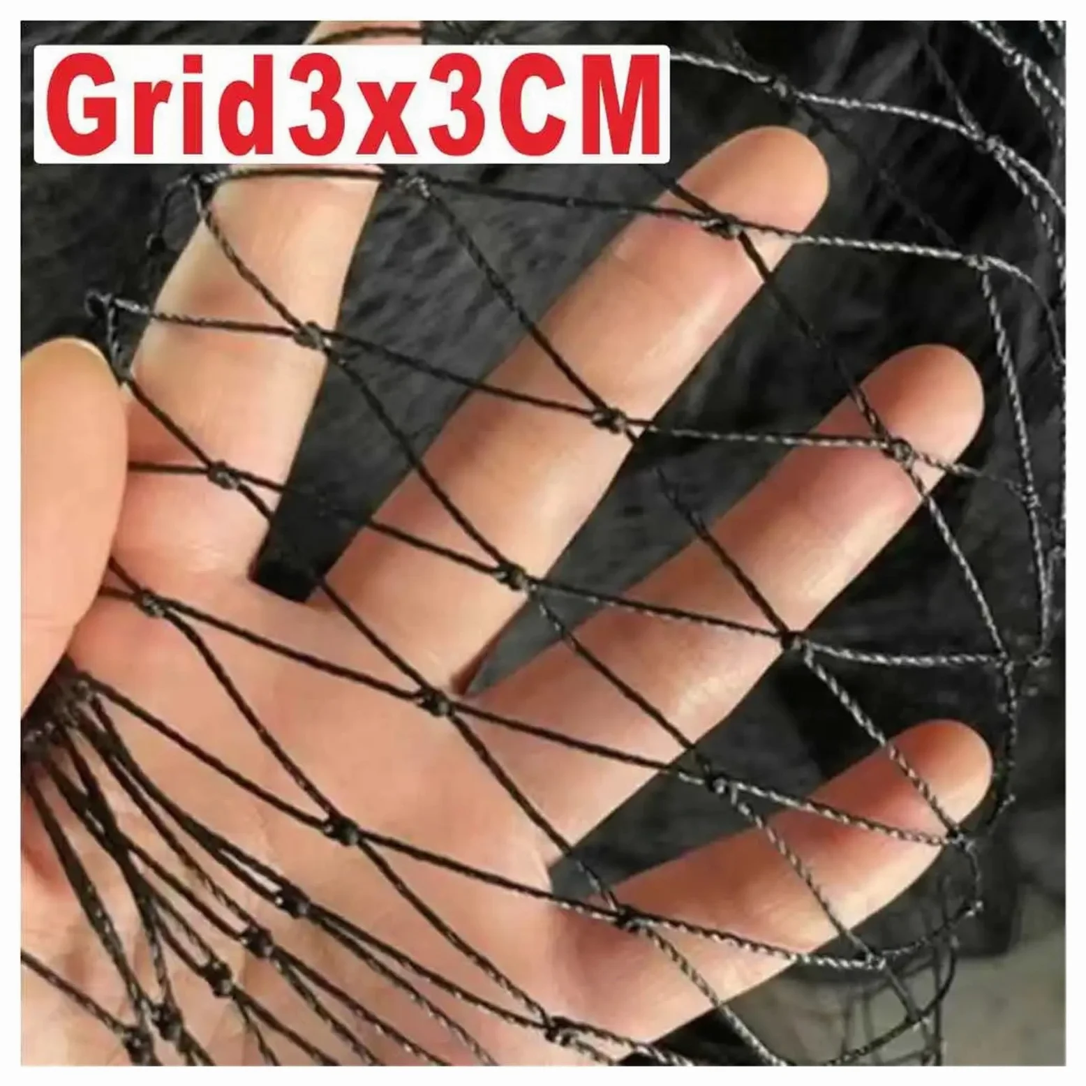 Malla de Nailon Negro de Alta Resistencia para árboles: protección contra Aves, Vallas de jardín, protección para árboles frutales, Malla antipájaros para Ciervos, Gatos, Perros y gallinas (